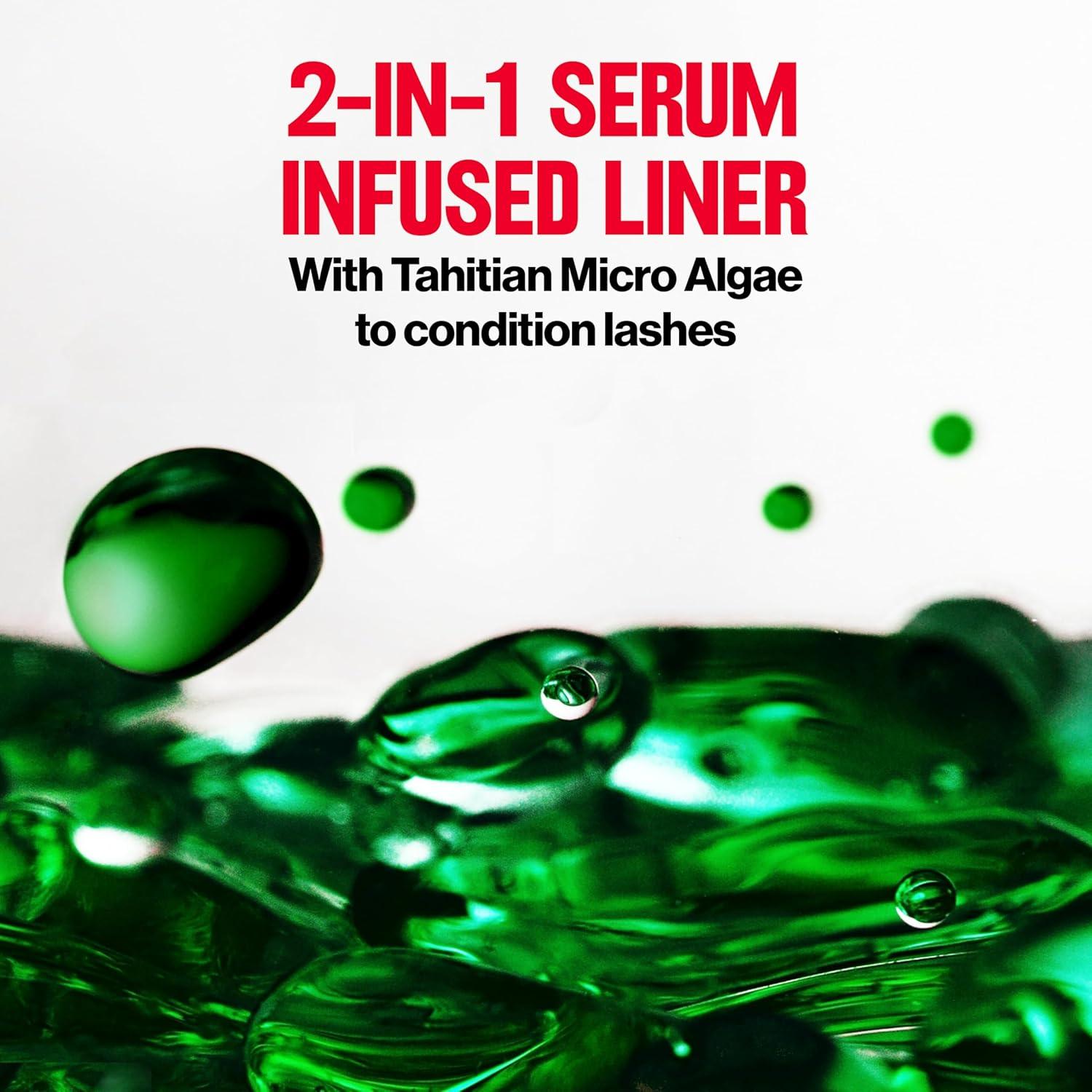 imageREVLON ColorStay Lash Serum Liner Waterproof Eyeliner Healthier Looking Eyelashes SmudgeResistant Flexible Brush Tip 001 Blackest Black