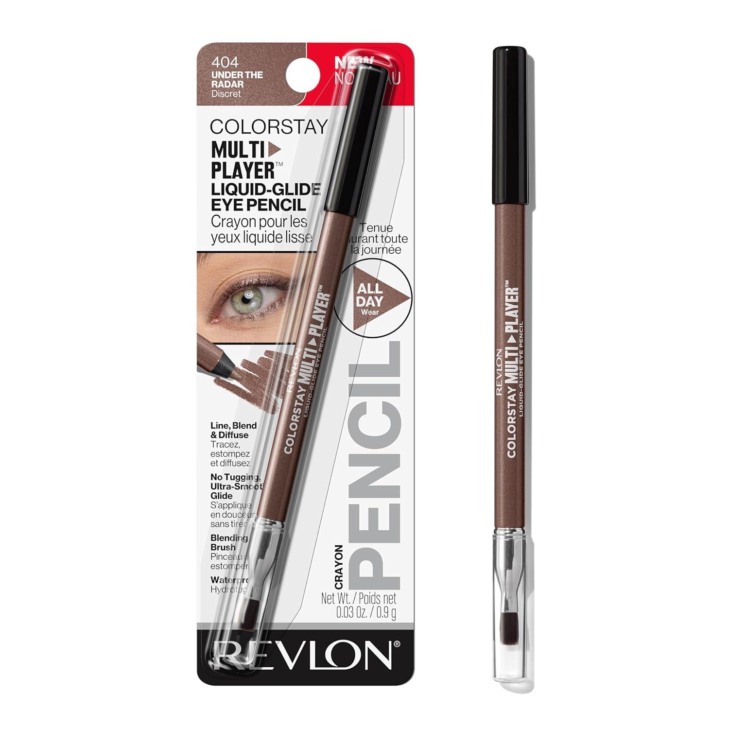imageREVLON ColorStay Multiplayer LiquidGlide Eye Pencil MultiUse Makeup With Blending Brush Blends Then Sets Creamy Texture Waterproof Smudgeproof Longwearing 403 Glitch Effect 003 OzUnder the Radar