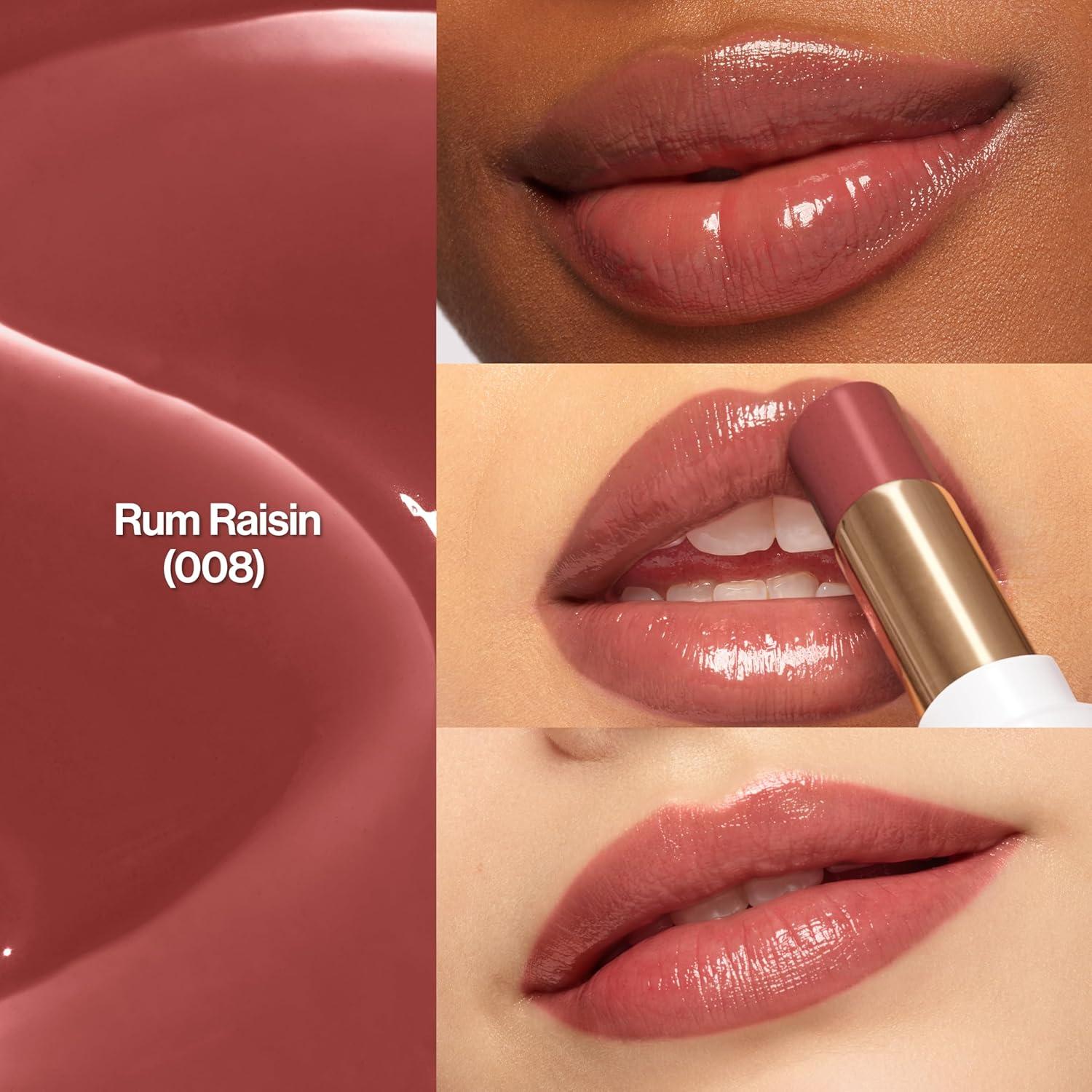 imageREVLON Super Lustrous Glass Shine Balm Hydrating Tinted Lipstick Sheer Glossy Shiny Finish 008 Rum Raisin 011 oz008 Rum Raisin