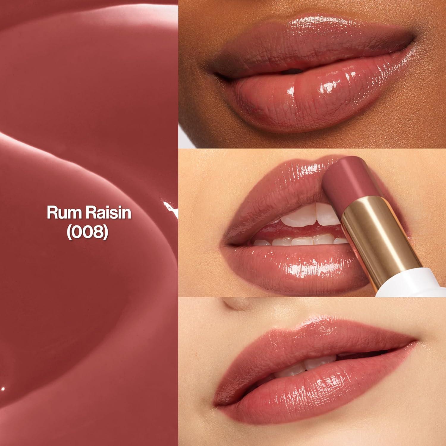 imageREVLON Super Lustrous Glass Shine Balm Hydrating Tinted Lipstick Sheer Glossy Shiny Finish 008 Rum Raisin 011 ozMulticolor