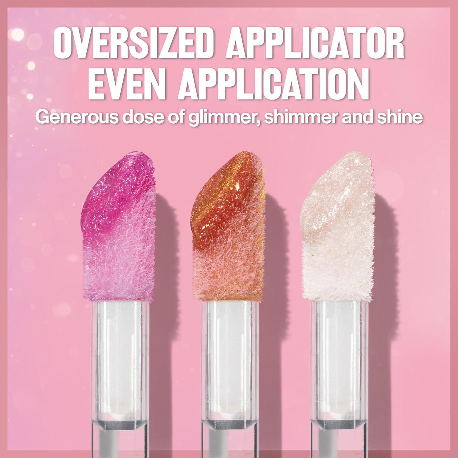 imageREVLON Super Lustrous Glimmer Gloss NonSticky Lip Gloss HighShine Finish PlantBased Glitter 006 Bronze Spark 013 fl ozMulticolor