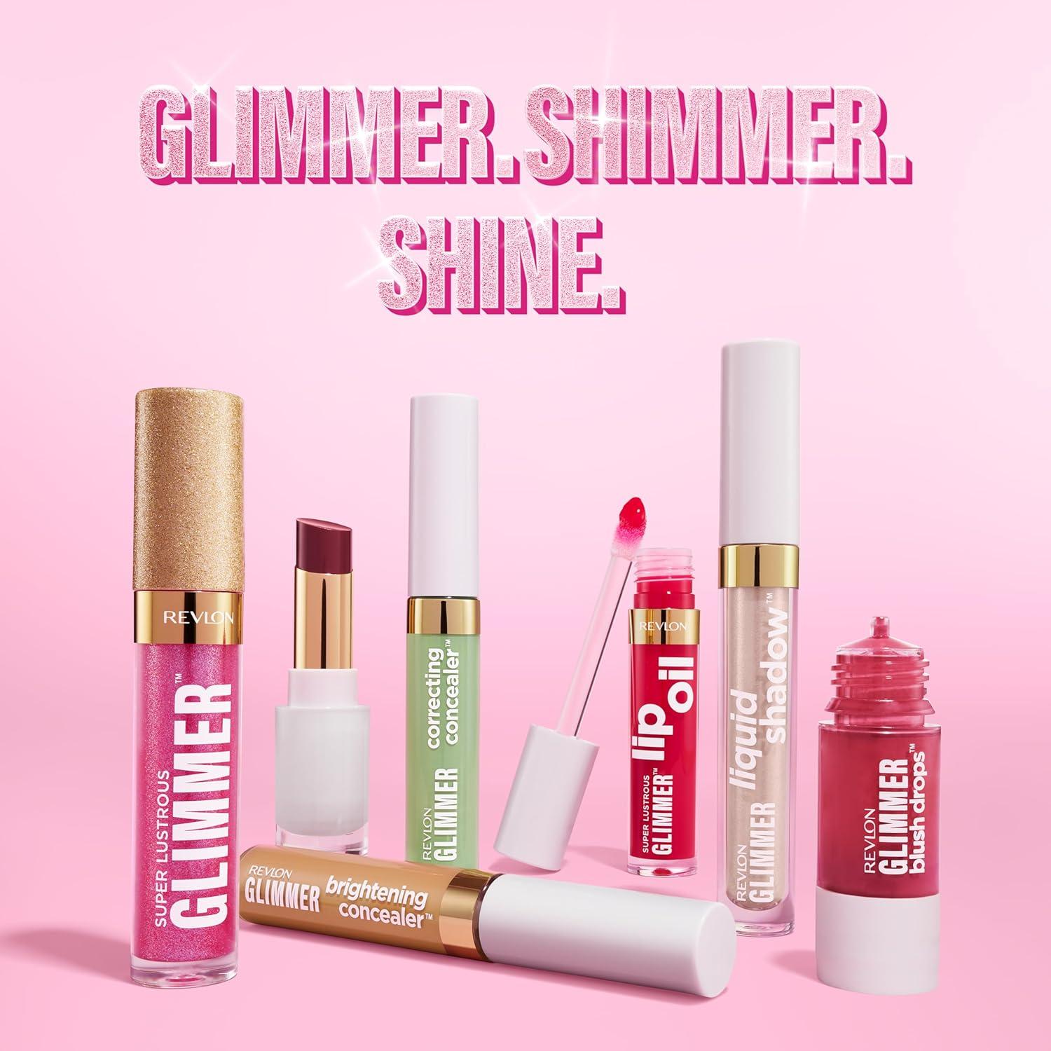 imageREVLON Super Lustrous Glimmer Lip Oil Moisturizing ampamp Tinted Shiny Finish Made with PlantBased Squalane 003 Glow Mama 013 fl oz008 Just Toasty