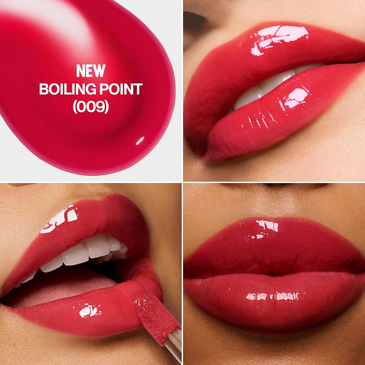 imageREVLON Super Lustrous Glimmer Lip Oil Moisturizing ampamp Tinted Shiny Finish Made with PlantBased Squalane 003 Glow Mama 013 fl oz009 Boiling Point