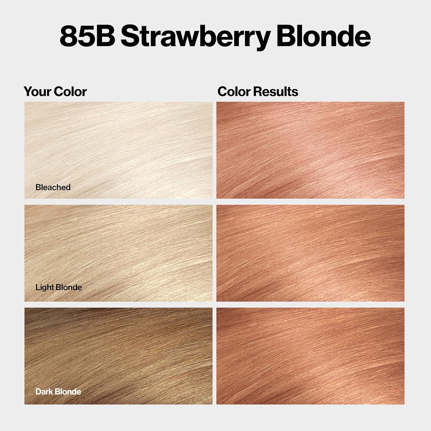 imageRevlon ColorSilk with Bond Repair Complex Blonde Permanent Hair Color 100 Gray Coverage Ammonia Free Hair Dye Vegan Keratin 04 Ultra Light Natural Blonde Pack of 385B Strawberry Blonde