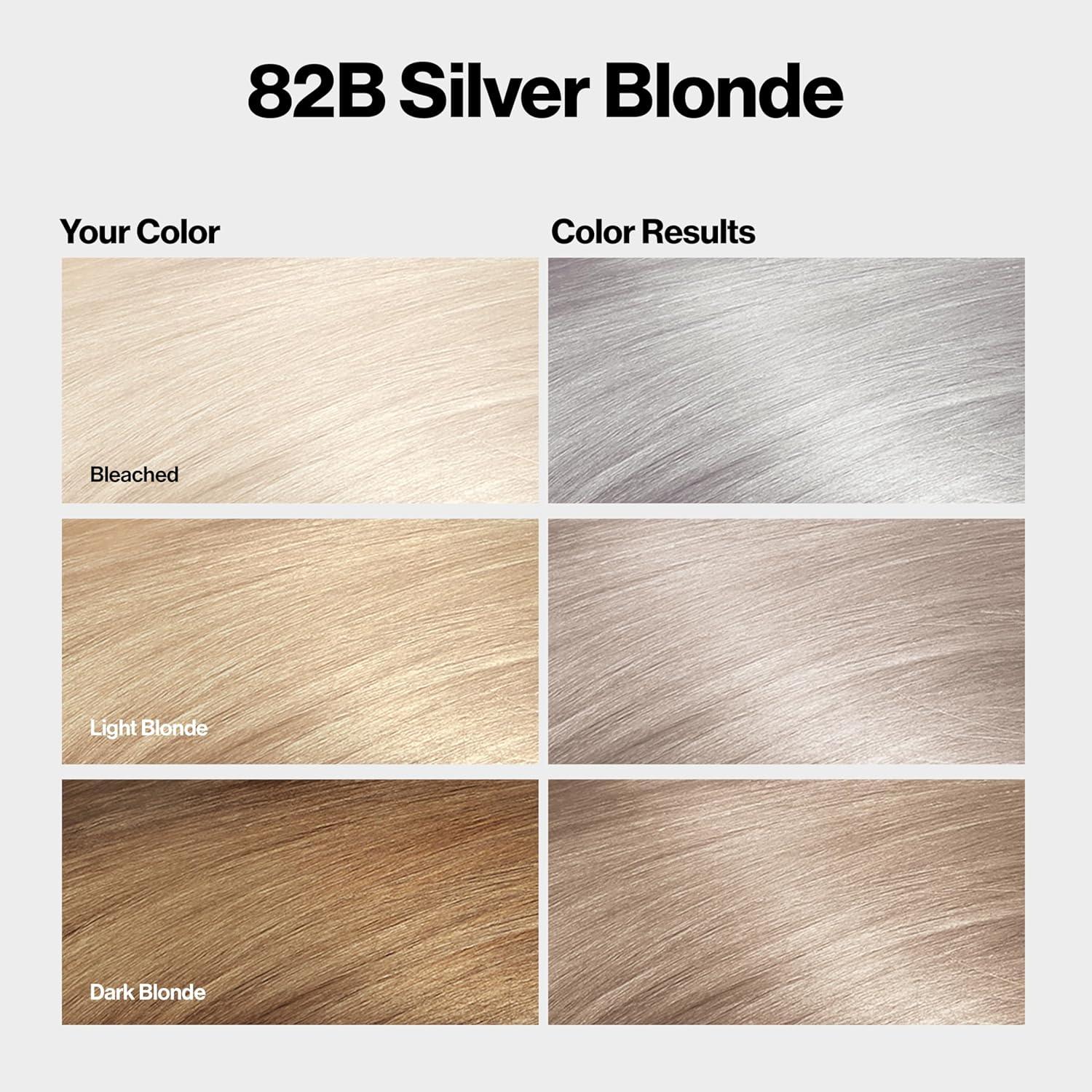imageRevlon ColorSilk with Bond Repair Complex Blonde Permanent Hair Color 100 Gray Coverage Ammonia Free Hair Dye Vegan Keratin 04 Ultra Light Natural Blonde Pack of 382B Silver Blonde