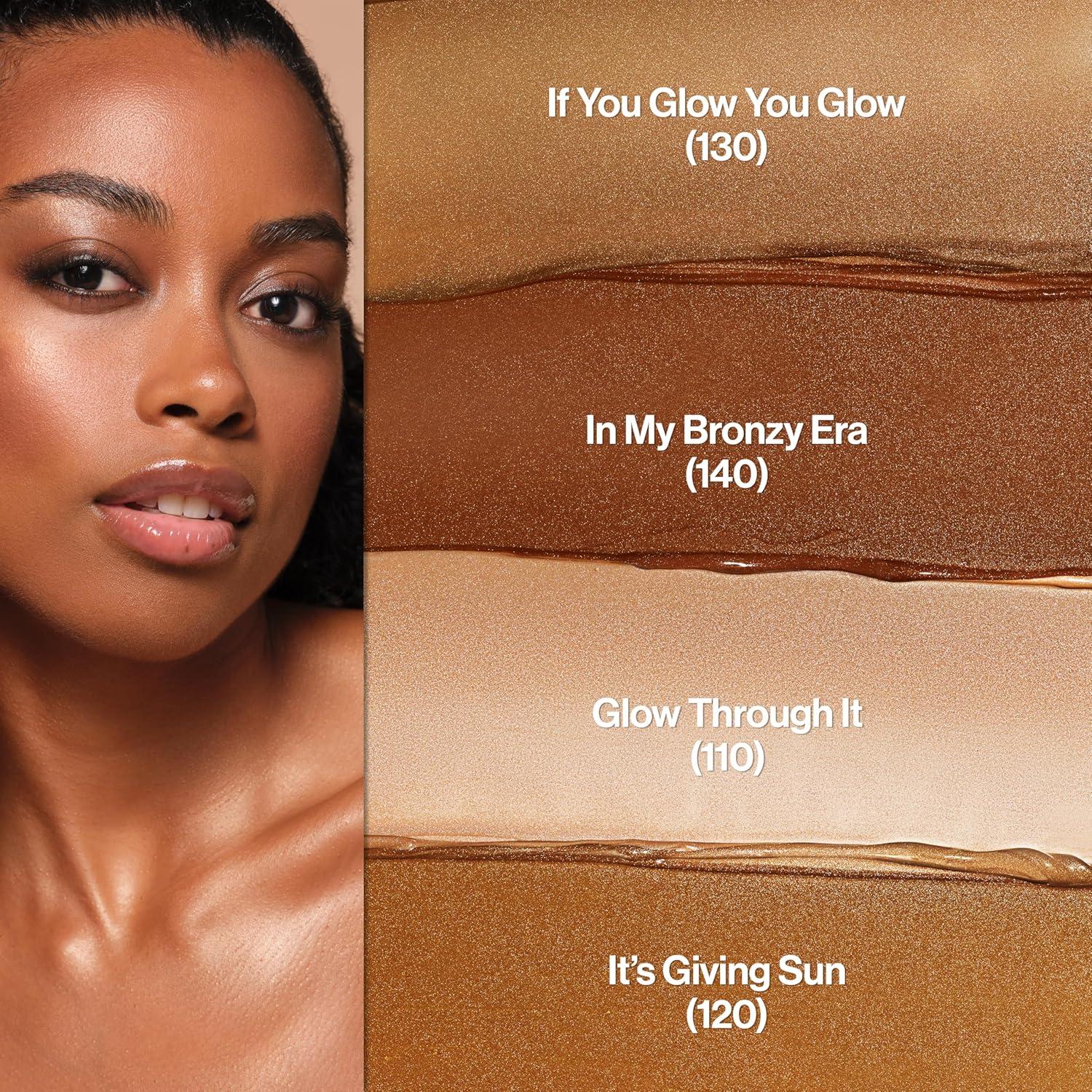 imageRevlon ColorStay Face ampamp Body Glow Lotion Hydrating Glow Moisturizer 24HR Hydration Illuminating Luminizing Shimmer 120 Its Giving Sun130 If You Glow You Glow