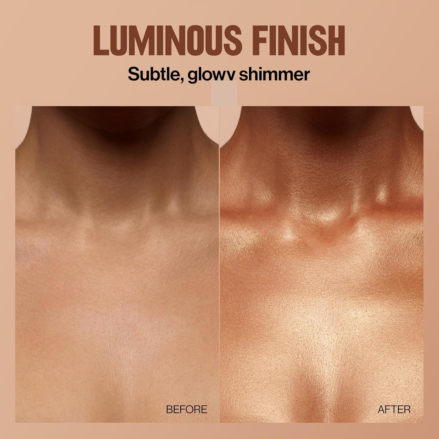 imageRevlon ColorStay Face ampamp Body Glow Lotion Hydrating Glow Moisturizer 24HR Hydration Illuminating Luminizing Shimmer 120 Its Giving Sun140 In My Bronze Era