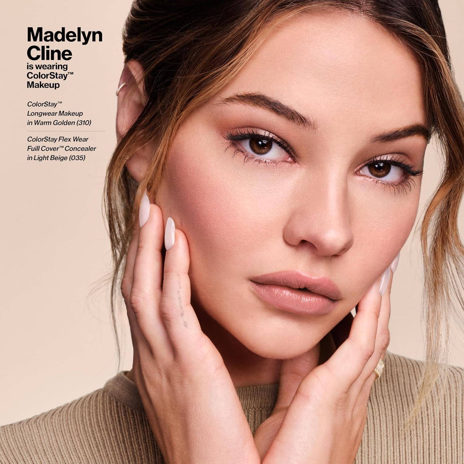 imageRevlon ColorStay Flex Wear Full Cover NonCreasing Concealer Infused with Hyaluronic Acid ampamp Vitamin E Flexible Longwear 060 Deep 034 Fl Oz076 Caramel