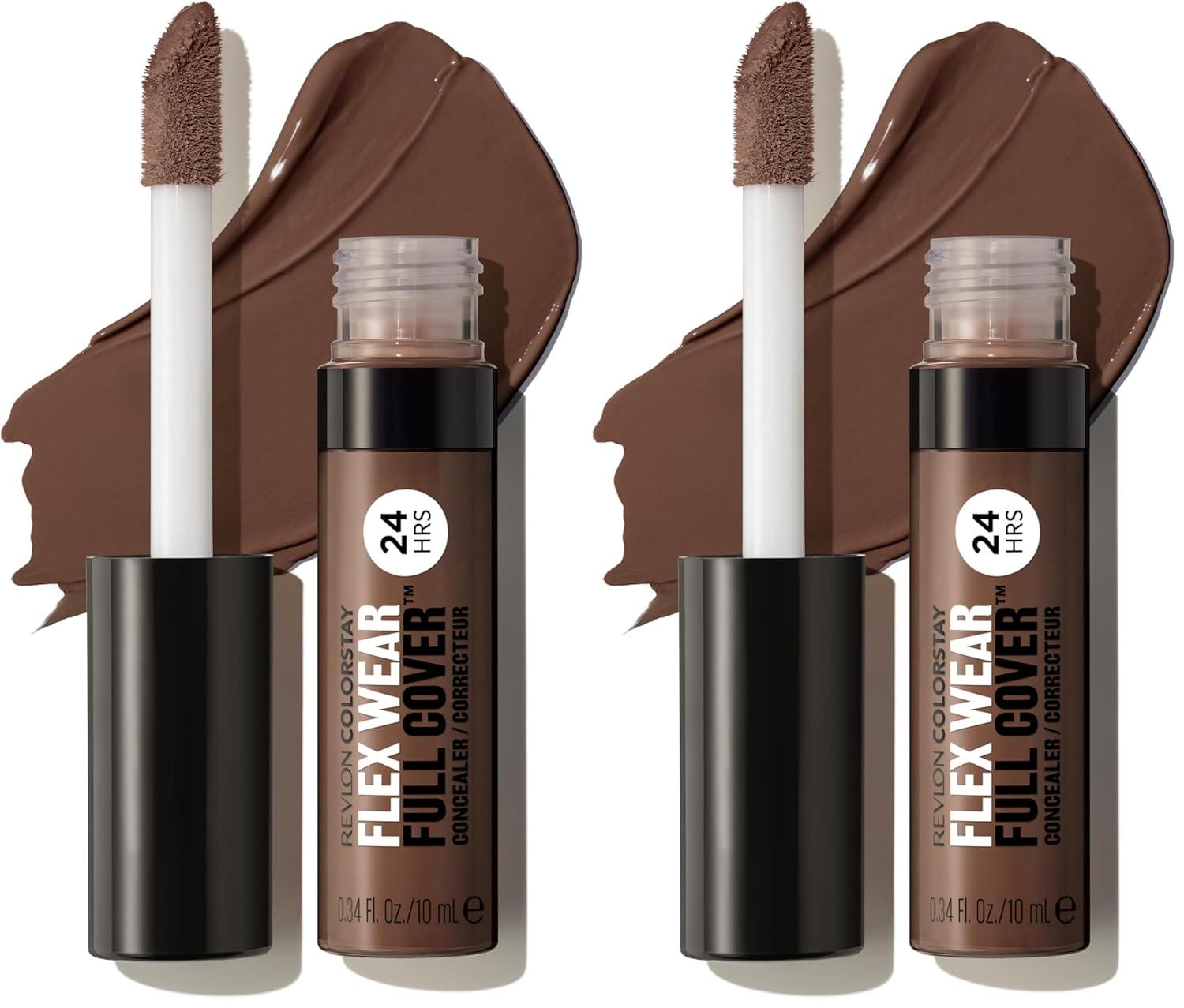 imageRevlon ColorStay Flex Wear Full Cover NonCreasing Concealer Infused with Hyaluronic Acid ampamp Vitamin E Flexible Longwear 060 Deep 034 Fl Oz078 Truffle