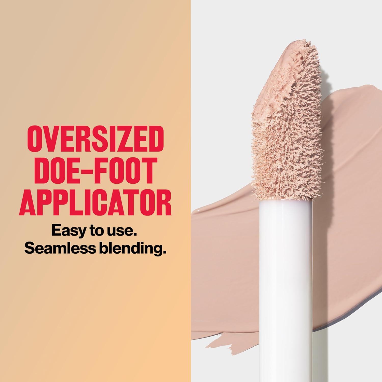 imageRevlon ColorStay Flex Wear Full Cover NonCreasing Concealer Infused with Hyaluronic Acid ampamp Vitamin E Flexible Longwear 060 Deep 034 Fl OzVanilla