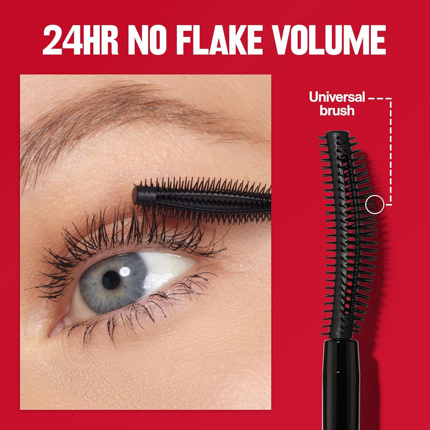 imageRevlon ColorStay Full Time Mascara Volumizing Eye Makeup 24 Hour Wear SmudgeProof NonClumping and FlakeFree Formula 401 Blackest Black411 Blackest Black Waterproof