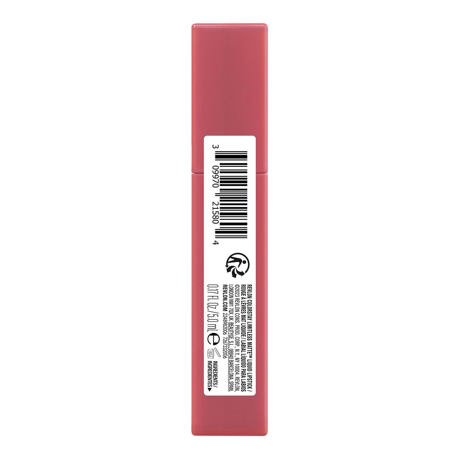 imageRevlon ColorStay Limitless Matte Liquid Lipstick Vegan Formula NoBudge Longwear Lip Color Long Lasting LightweightComfortable Waterproof 005 Strut 017 fl oz006 Manifest
