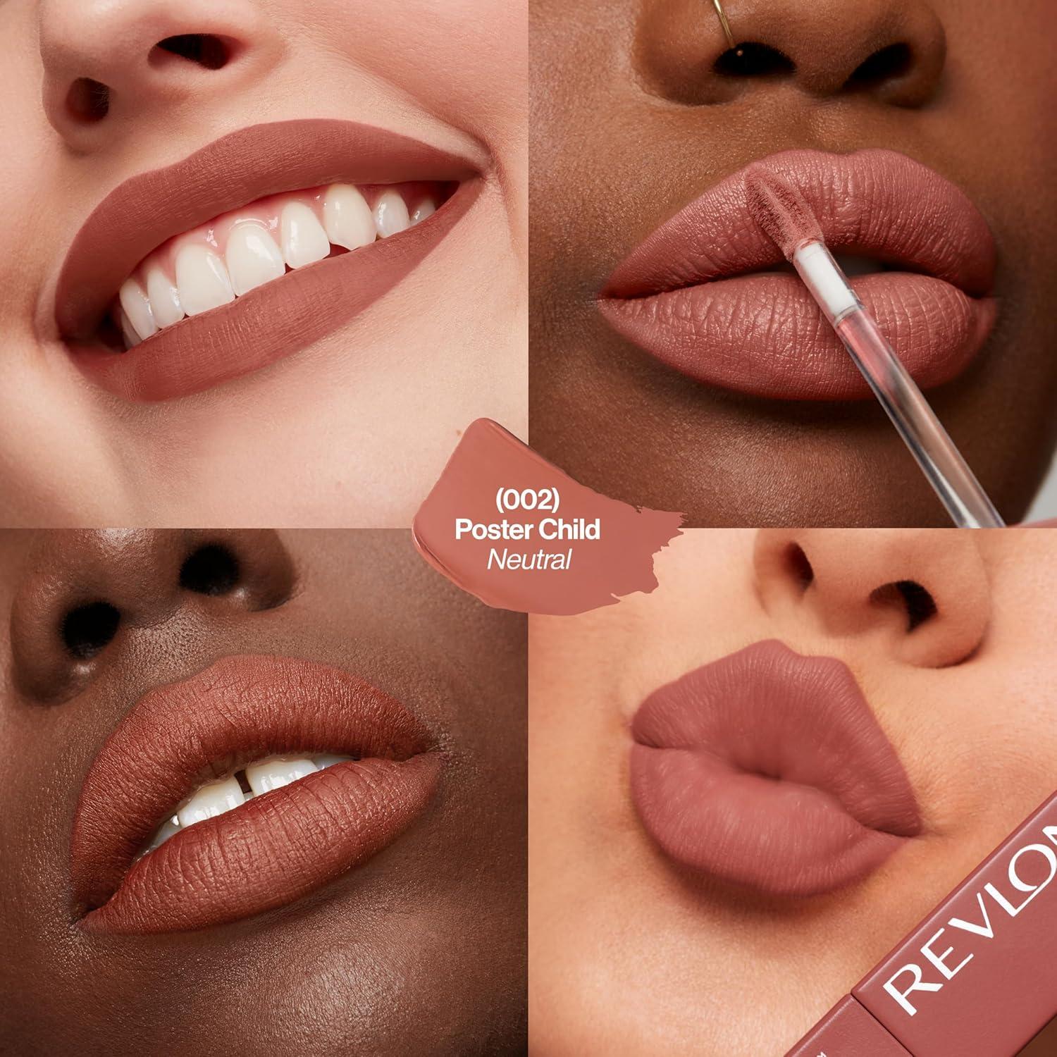 imageRevlon ColorStay Limitless Matte Liquid Lipstick Vegan Formula NoBudge Longwear Lip Color Long Lasting LightweightComfortable Waterproof 005 Strut 017 fl ozPoster Child