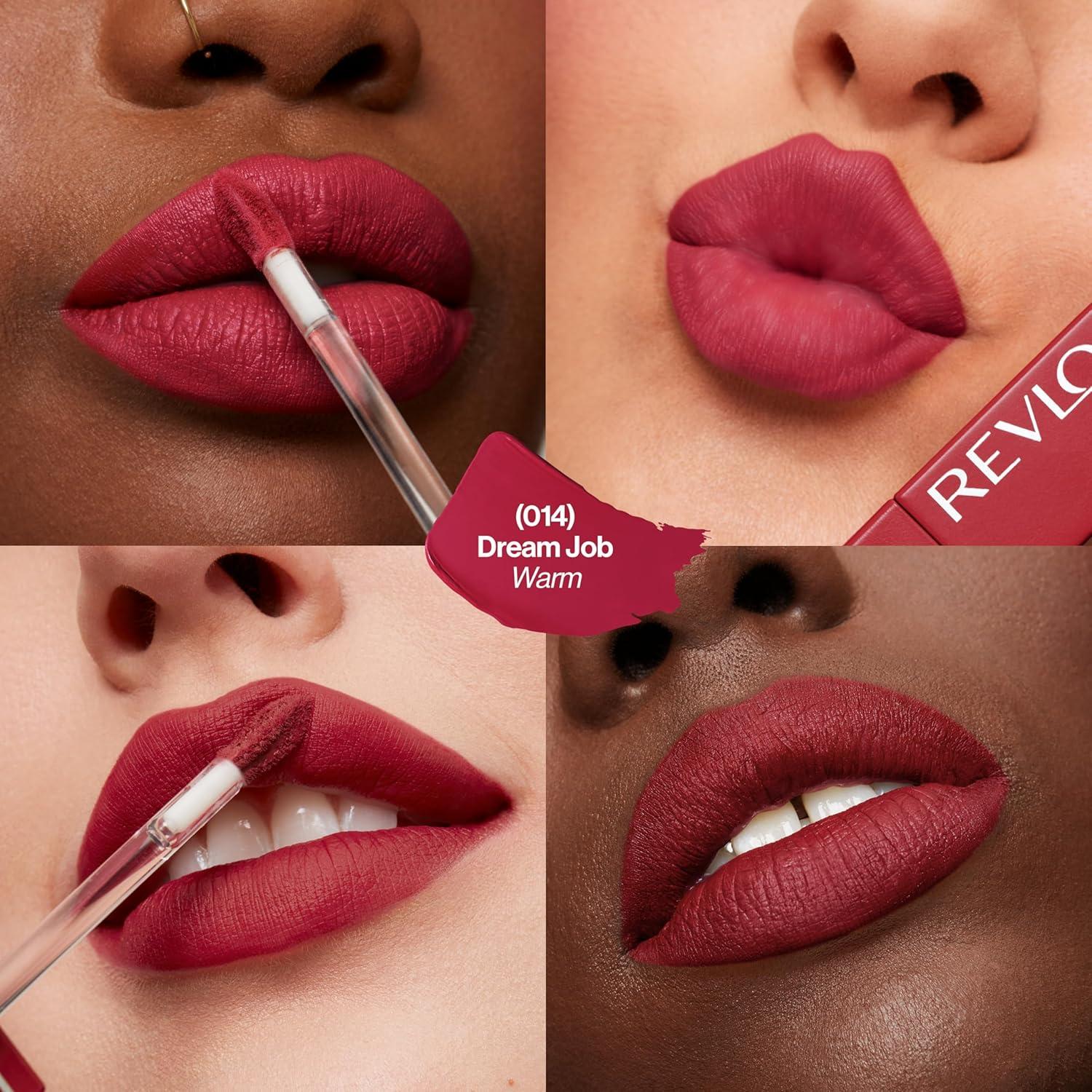 imageRevlon ColorStay Limitless Matte Liquid Lipstick Vegan Formula NoBudge Longwear Lip Color Long Lasting LightweightComfortable Waterproof 005 Strut 017 fl oz014 Dream Job