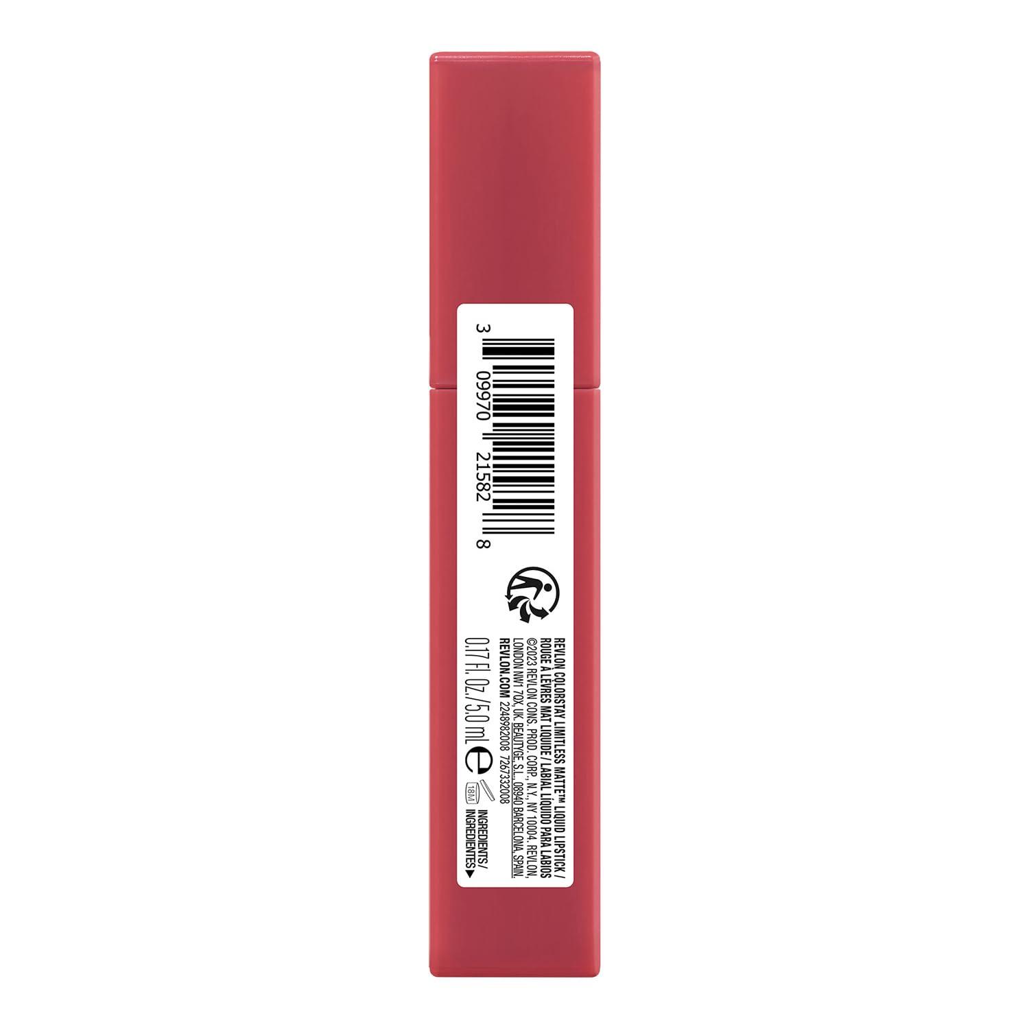 imageRevlon ColorStay Limitless Matte Liquid Lipstick Vegan Formula NoBudge Longwear Lip Color Long Lasting LightweightComfortable Waterproof 005 Strut 017 fl oz008 Stir Me Up
