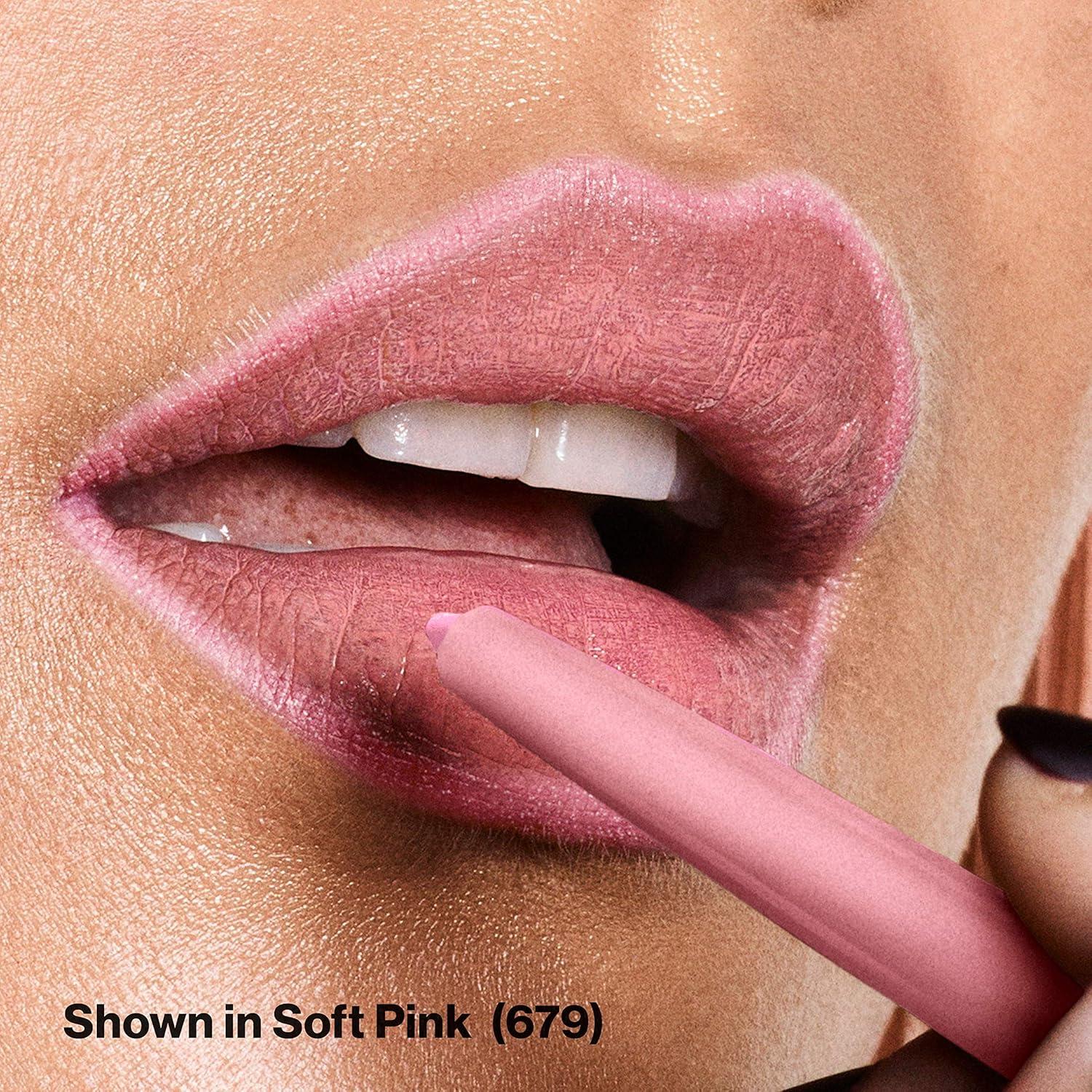imageRevlon Colorstay Lip Liner Makeup with BuiltinSharpener Longwear Rich Colors Smooth Application 660 Mauve 001 oz679 Soft Pink