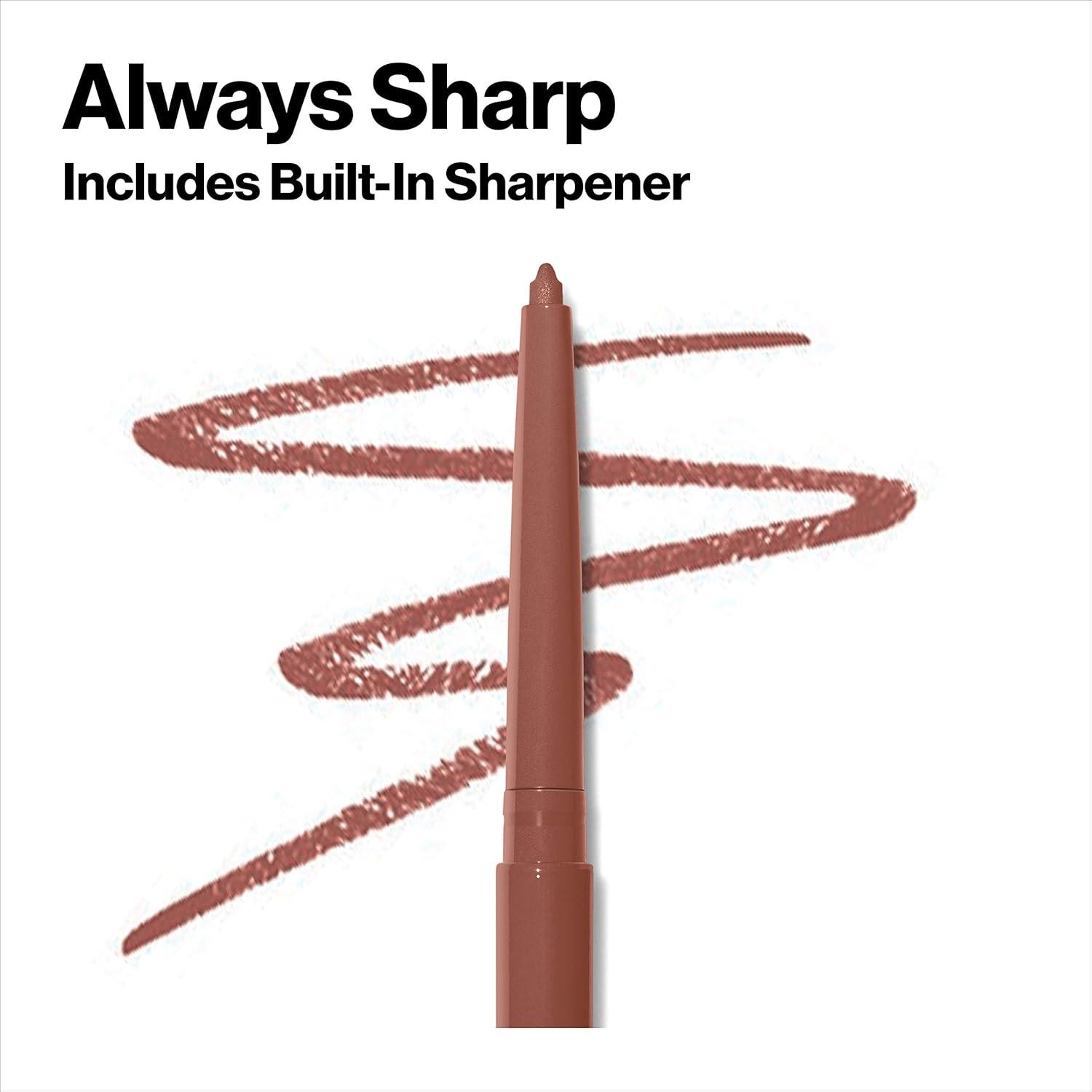 imageRevlon Colorstay Lip Liner Makeup with BuiltinSharpener Longwear Rich Colors Smooth Application 660 Mauve 001 ozNudes 010