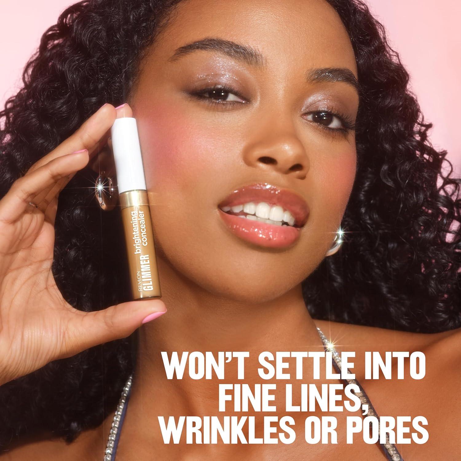 imageRevlon Glimmer Brightening Concealer Liquid Under Eye Makeup Made with Caffeine Vitamin C ampamp Stevioside 165 03 fl oz175