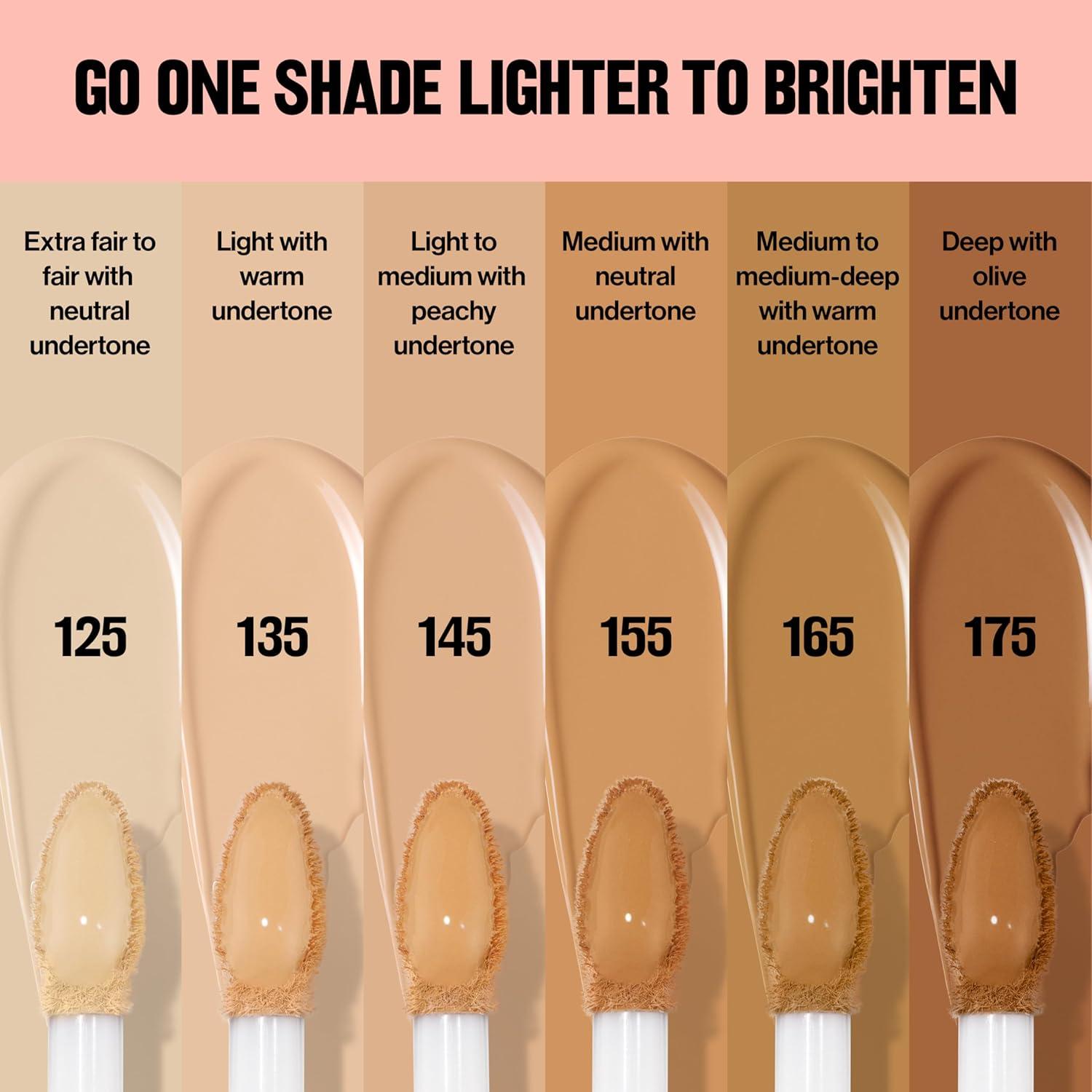 imageRevlon Glimmer Brightening Concealer Liquid Under Eye Makeup Made with Caffeine Vitamin C ampamp Stevioside 165 03 fl oz175