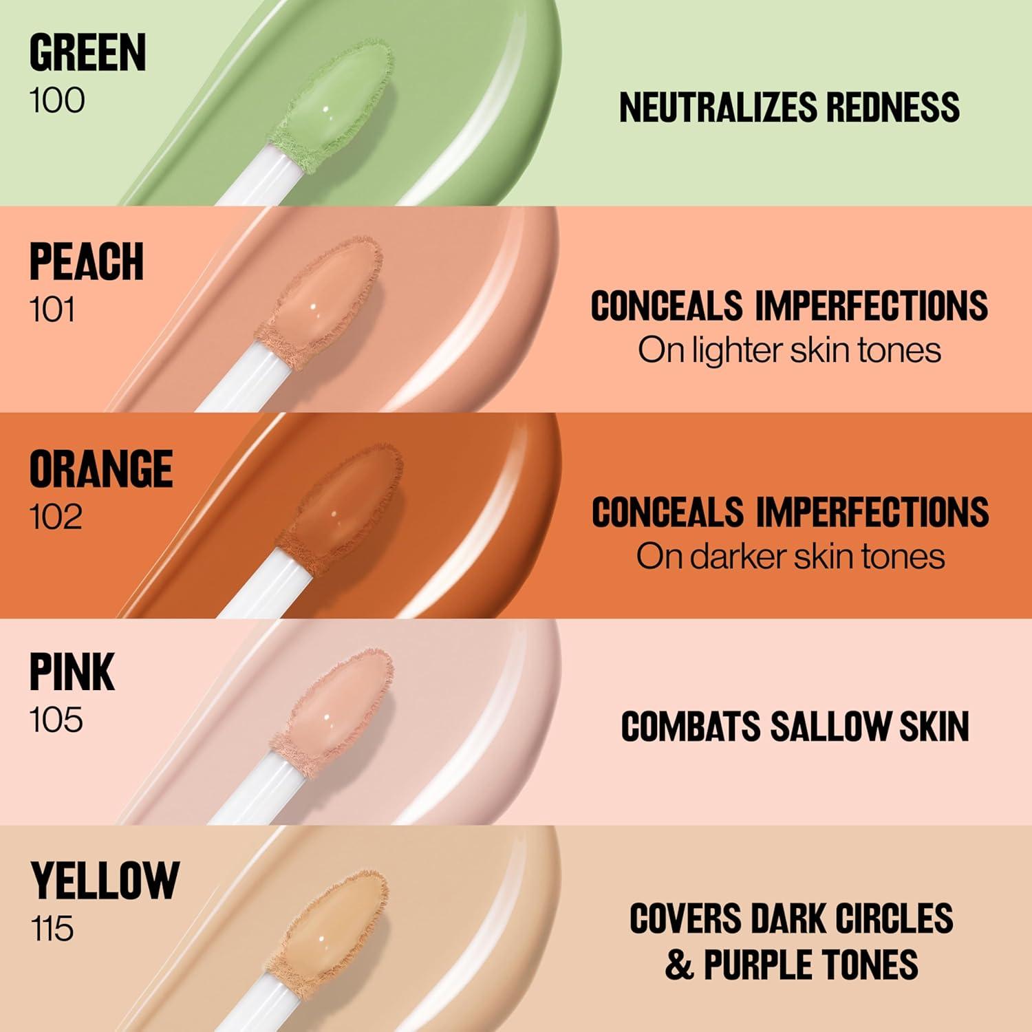 imageRevlon Glimmer Brightening Concealer Liquid Under Eye Makeup Made with Caffeine Vitamin C ampamp Stevioside 165 03 fl ozOrange