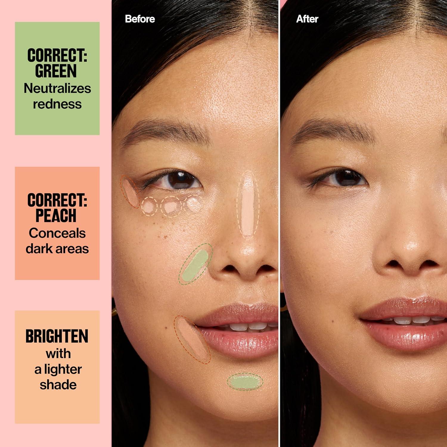 imageRevlon Glimmer Brightening Concealer Liquid Under Eye Makeup Made with Caffeine Vitamin C ampamp Stevioside 165 03 fl ozPeach