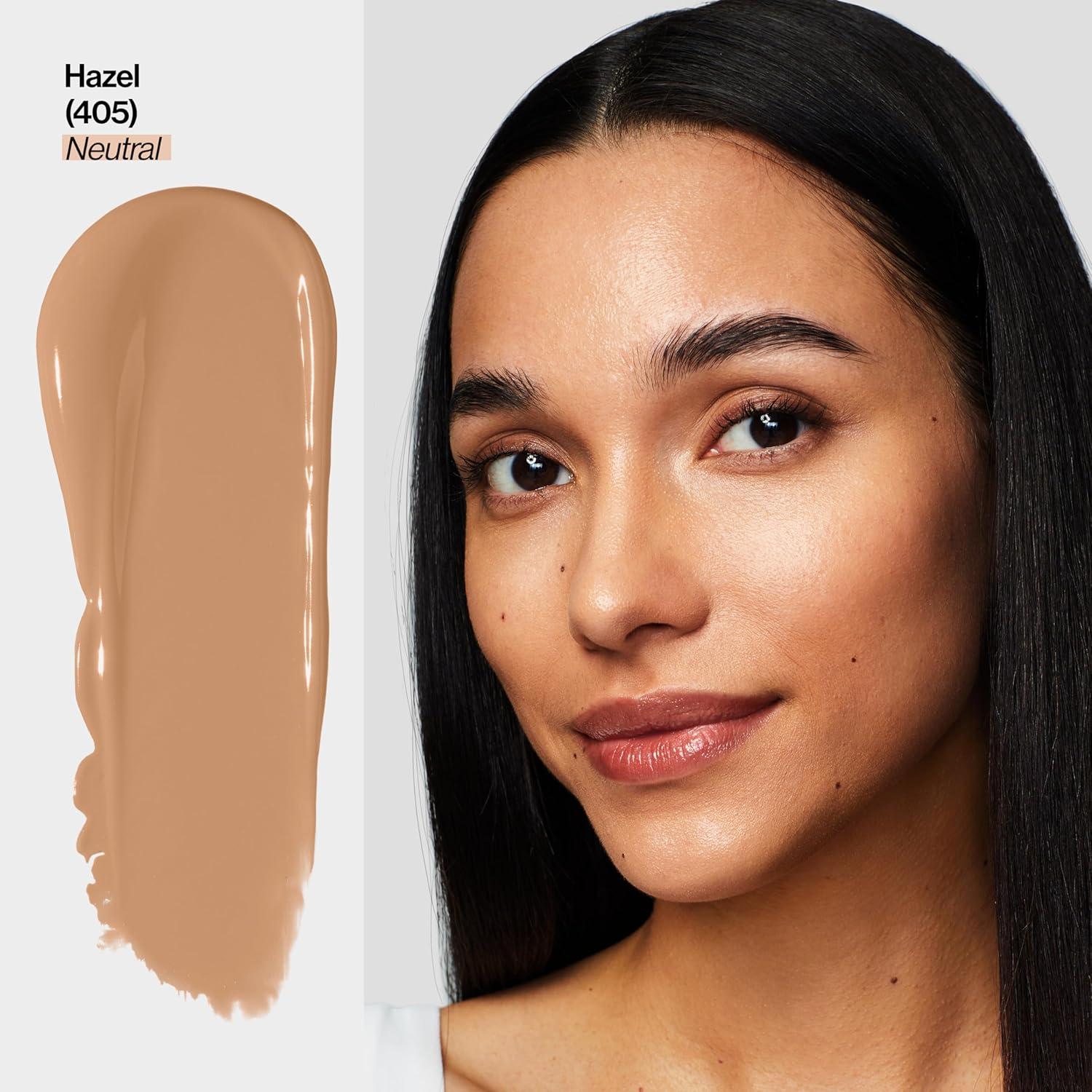 imageRevlon Illuminance Tinted Serum Triple Hyaluronic Acid Evens Out Skin Tone Over Time and Hydrates All Day SPF 15 417 Warm Caramel 094 fl ozHazel Beige