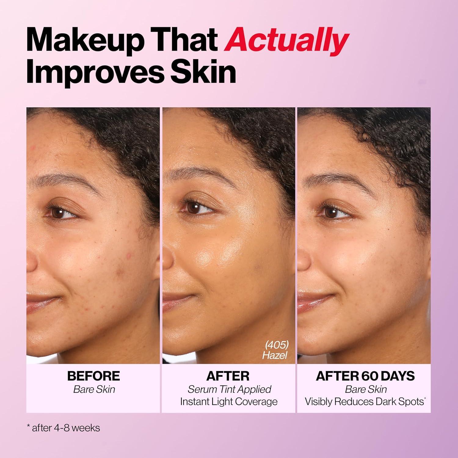 imageRevlon Illuminance Tinted Serum Triple Hyaluronic Acid Evens Out Skin Tone Over Time and Hydrates All Day SPF 15 417 Warm Caramel 094 fl ozWarm Caramel