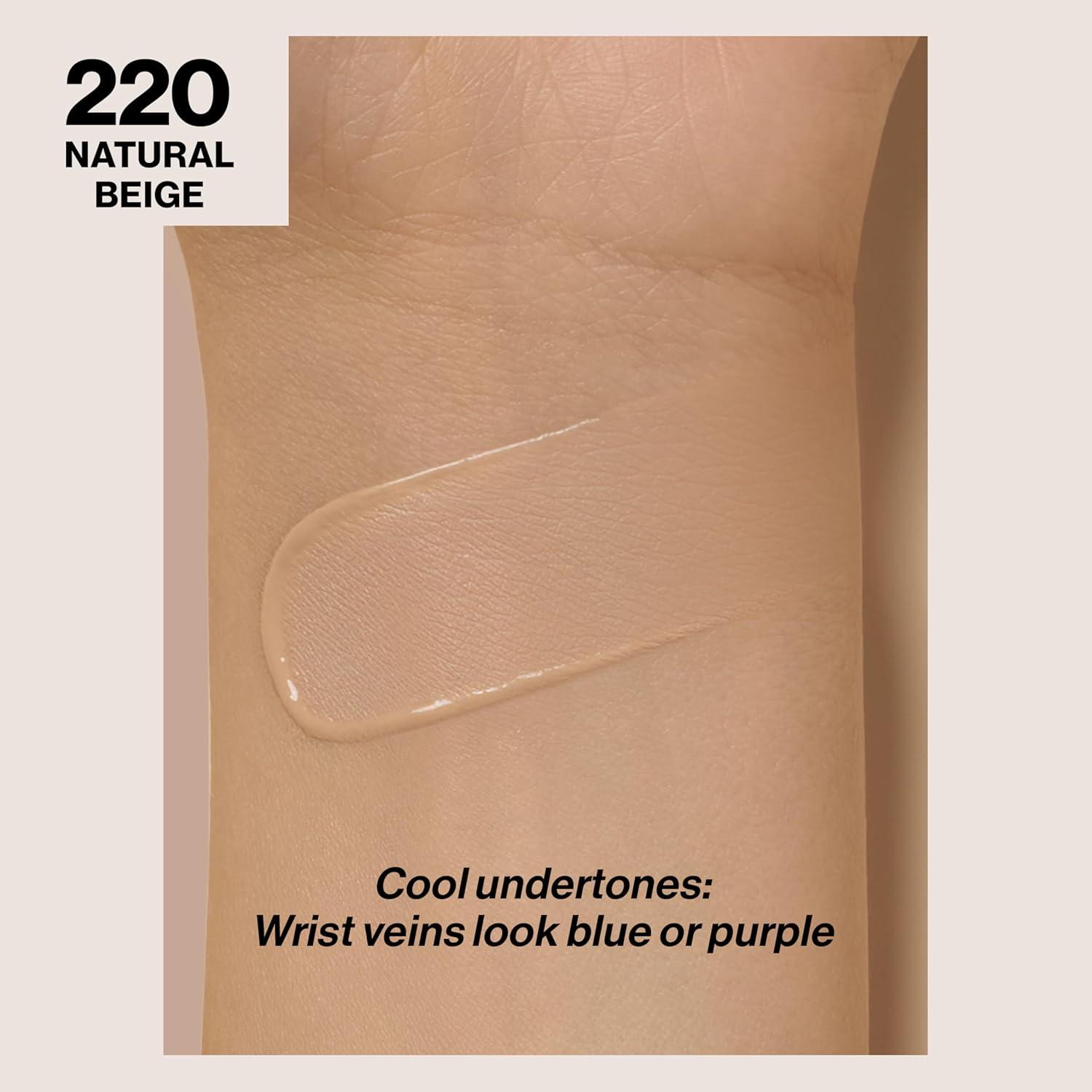 imageRevlon Liquid Foundation ColorStay Face Makeup for Combination ampamp Oily Skin SPF 15 MediumFull Coverage with Matte Finish Light Honey 260 10 oz220 Natural Beige