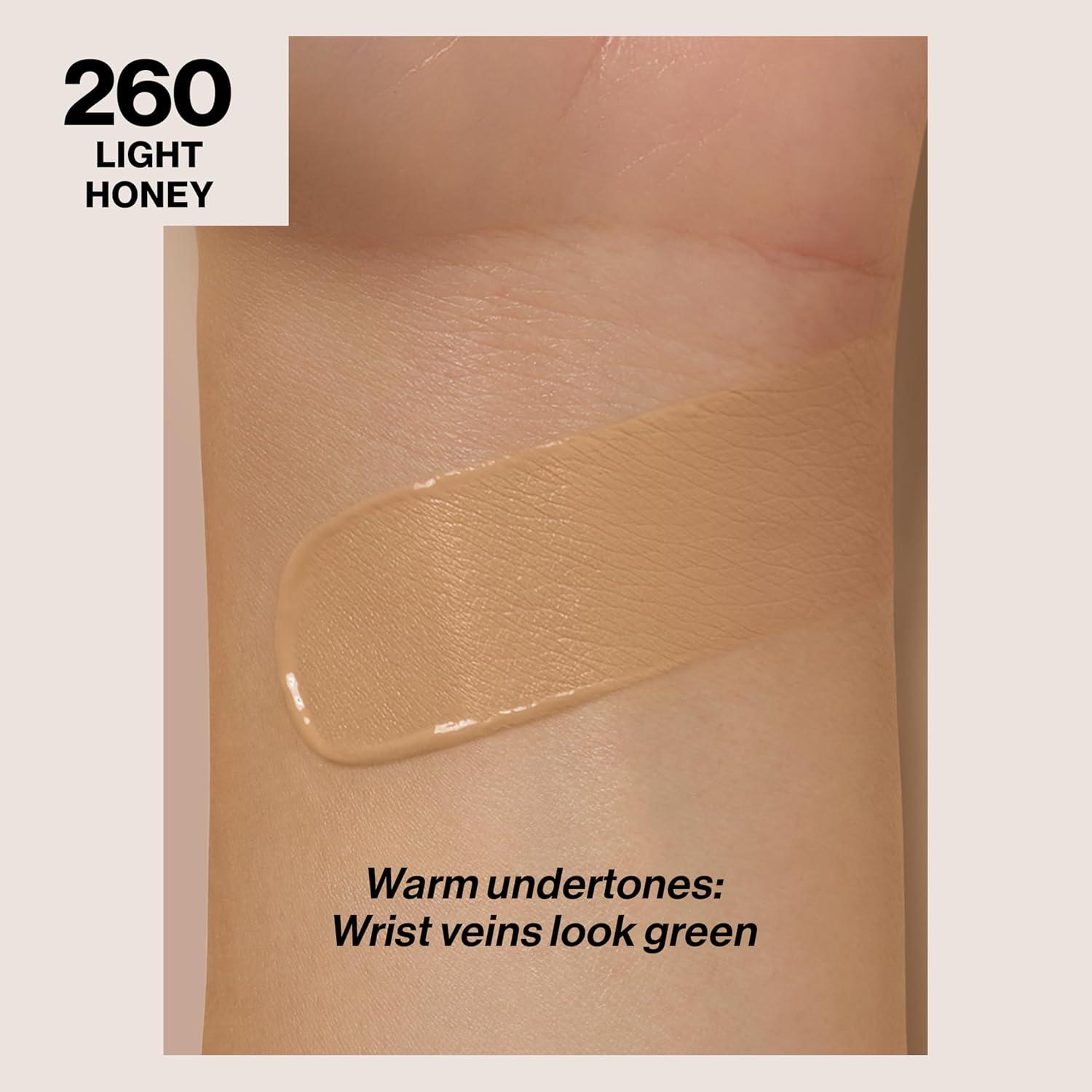 imageRevlon Liquid Foundation ColorStay Face Makeup for Combination ampamp Oily Skin SPF 15 MediumFull Coverage with Matte Finish Light Honey 260 10 oz260 Light Honey