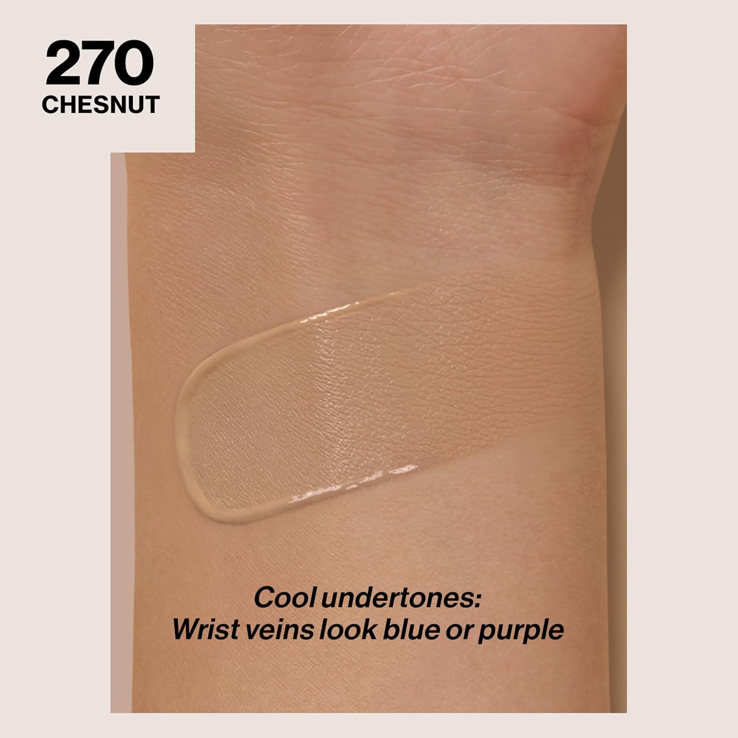 imageRevlon Liquid Foundation ColorStay Face Makeup for Combination ampamp Oily Skin SPF 15 MediumFull Coverage with Matte Finish Light Honey 260 10 oz270 Chestnut