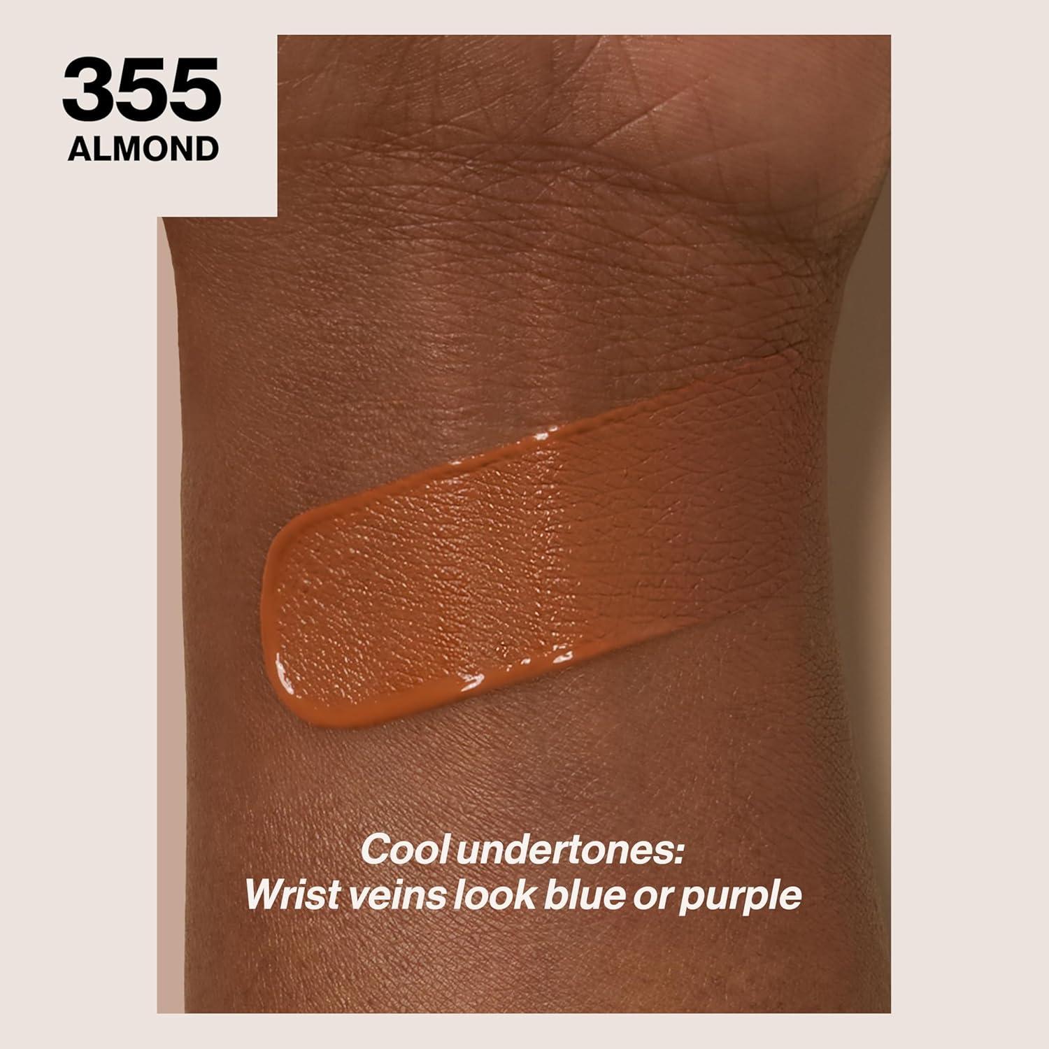 imageRevlon Liquid Foundation ColorStay Face Makeup for Combination ampamp Oily Skin SPF 15 MediumFull Coverage with Matte Finish Light Honey 260 10 oz355 Almond