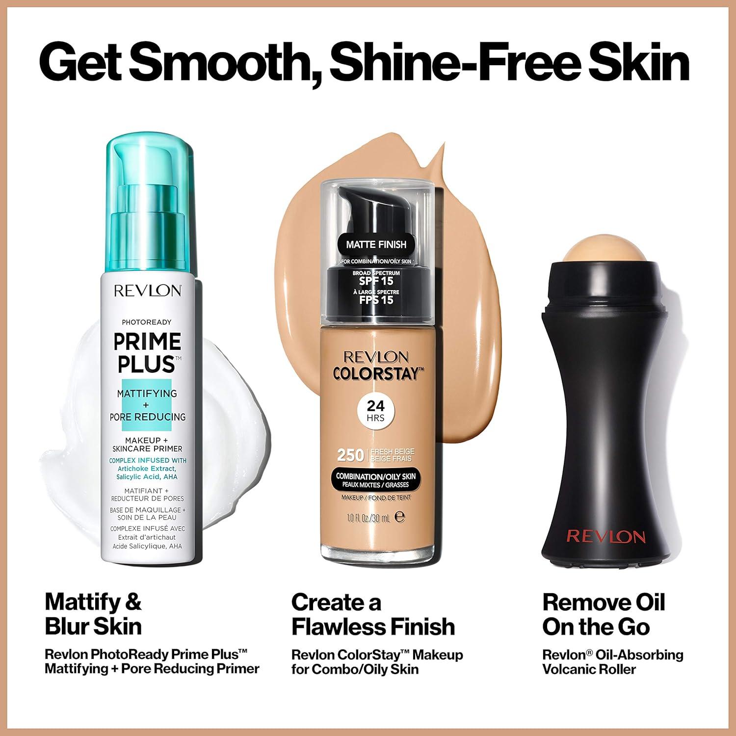 imageRevlon Liquid Foundation ColorStay Face Makeup for Combination ampamp Oily Skin SPF 15 MediumFull Coverage with Matte Finish Light Honey 260 10 oz360 Golden Caramel