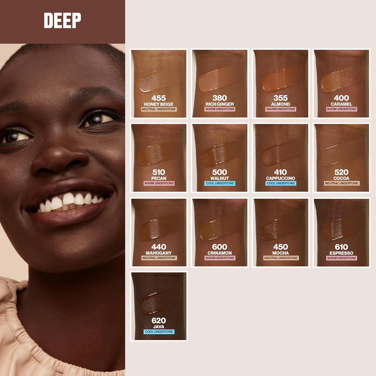 imageRevlon Liquid Foundation ColorStay Face Makeup for Combination ampamp Oily Skin SPF 15 MediumFull Coverage with Matte Finish Light Honey 260 10 oz440 Mahogany