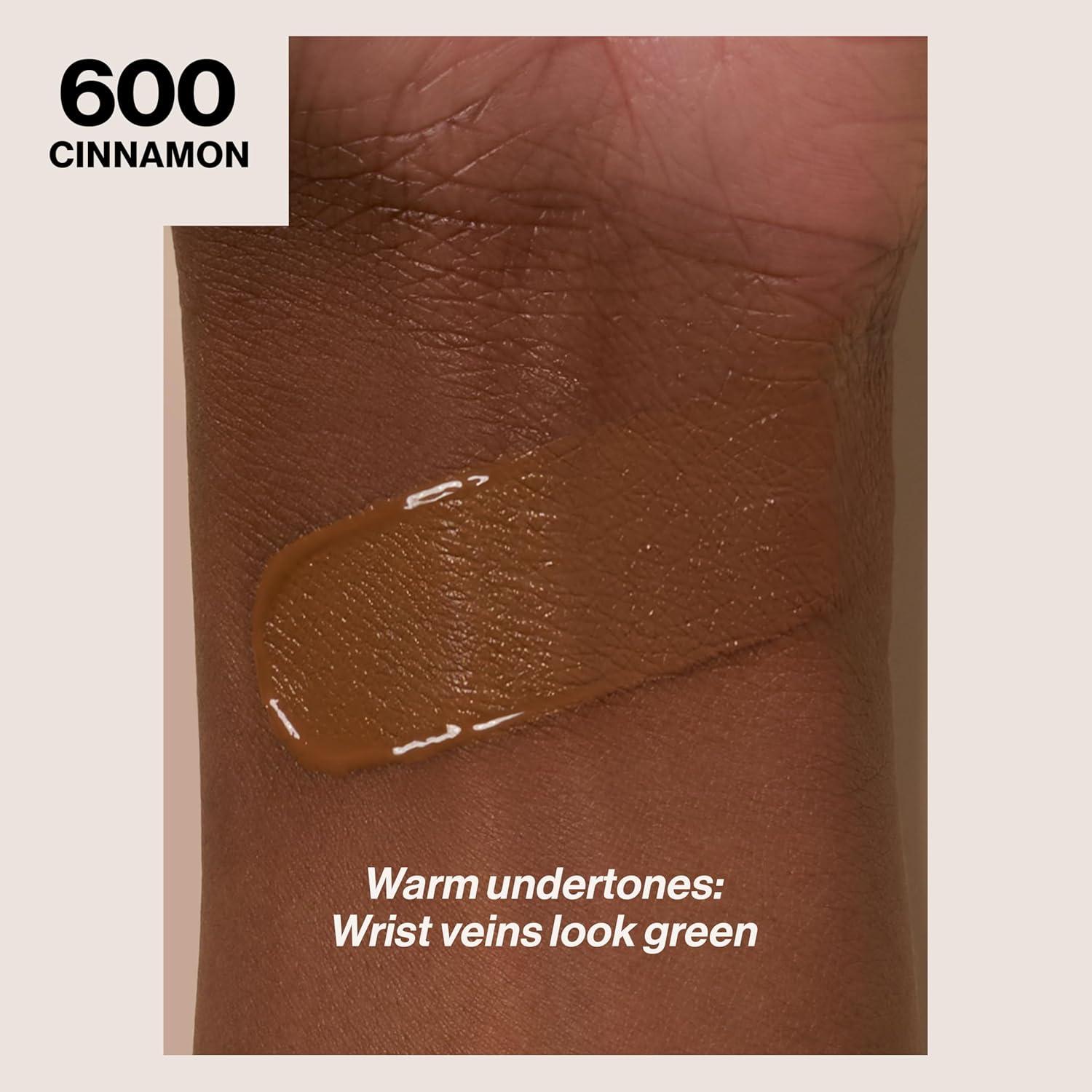 imageRevlon Liquid Foundation ColorStay Face Makeup for Combination ampamp Oily Skin SPF 15 MediumFull Coverage with Matte Finish Light Honey 260 10 oz600 Cinnamon