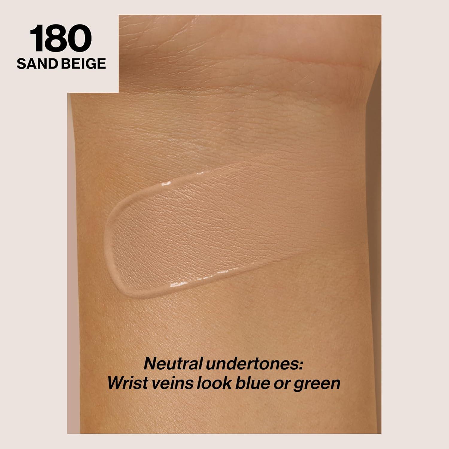 imageRevlon Liquid Foundation ColorStay Face Makeup for Normal ampamp Dry Skin SPF 20 Longwear MediumFull Coverage with Natural Finish 110 Ivory 1 fl oz180 Sand Beige