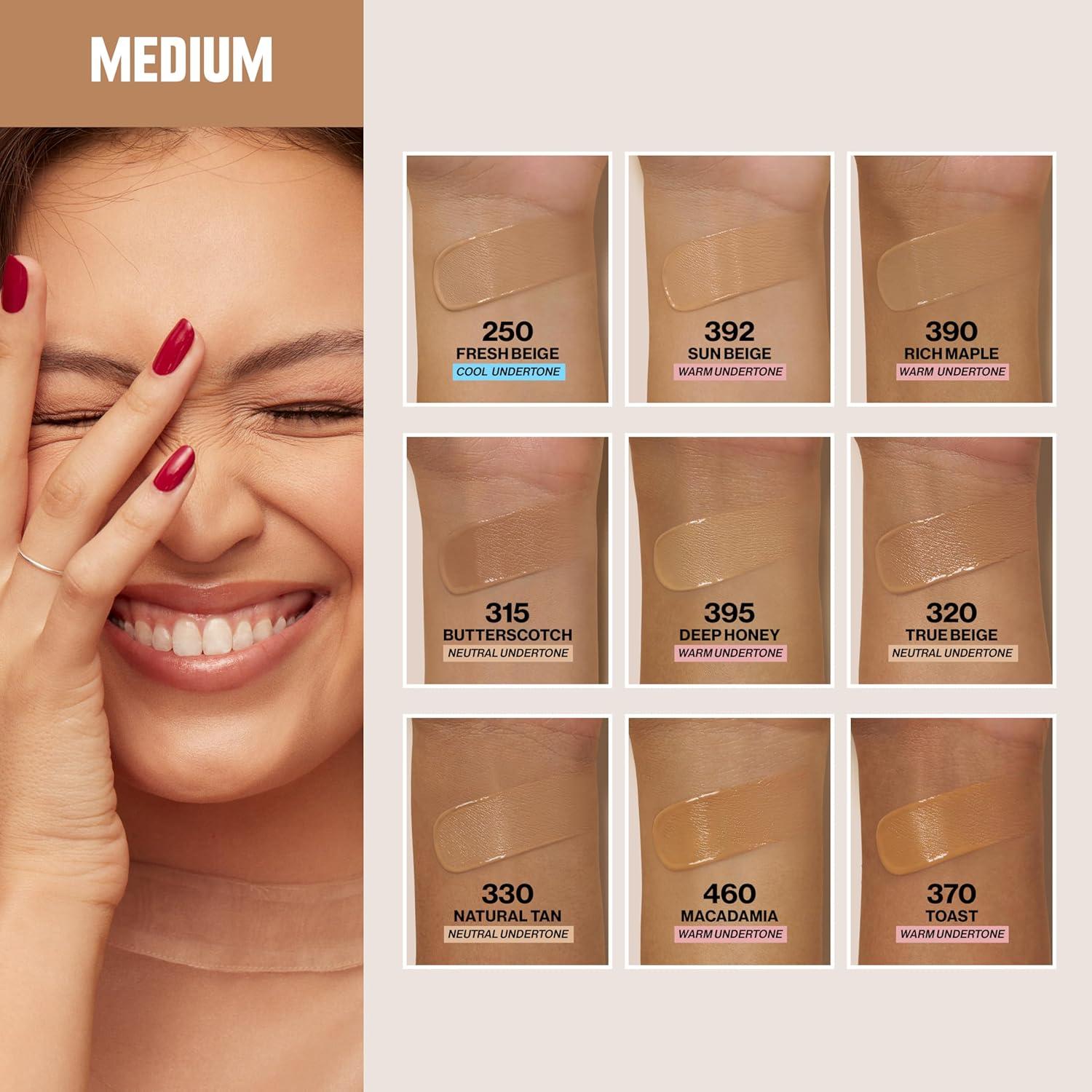 imageRevlon Liquid Foundation ColorStay Face Makeup for Normal ampamp Dry Skin SPF 20 Longwear MediumFull Coverage with Natural Finish 110 Ivory 1 fl oz395 Deep Honey