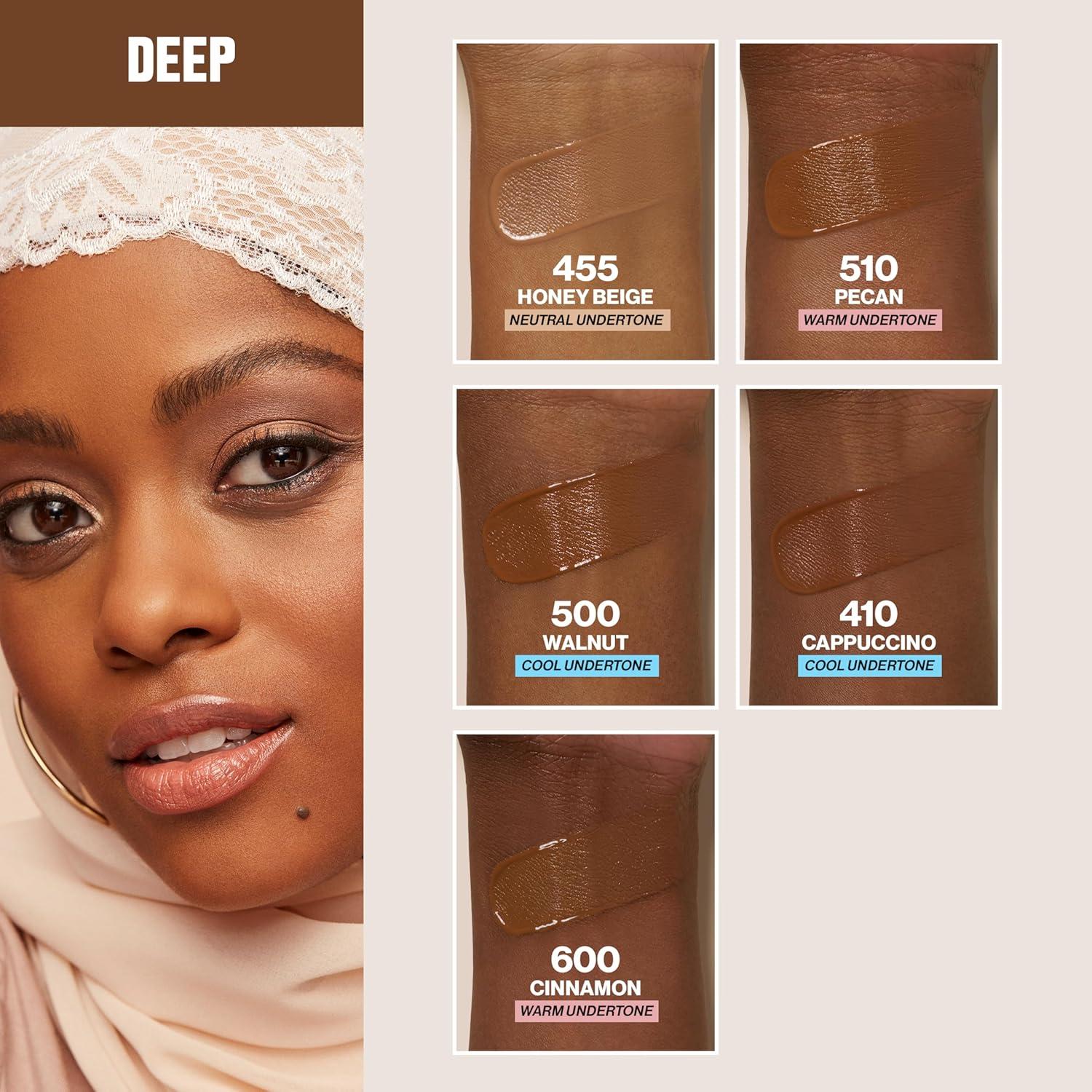 imageRevlon Liquid Foundation ColorStay Face Makeup for Normal ampamp Dry Skin SPF 20 Longwear MediumFull Coverage with Natural Finish 110 Ivory 1 fl oz500 Walnut