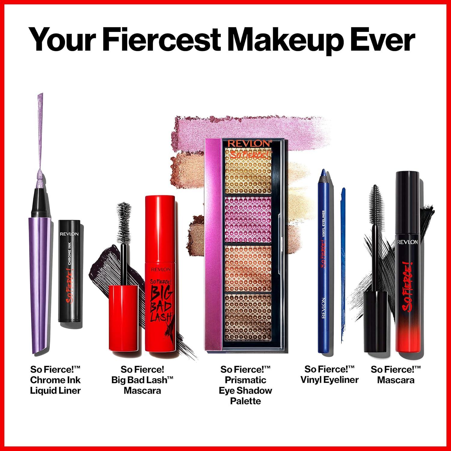 imageRevlon Mascara So Fierce Big Bad Lash Eye Makeup Volumizing Lasts up to 24 Hours No Clump SmudgeProof FlakeFree 760 Blackest Black 034 fl ozBlack