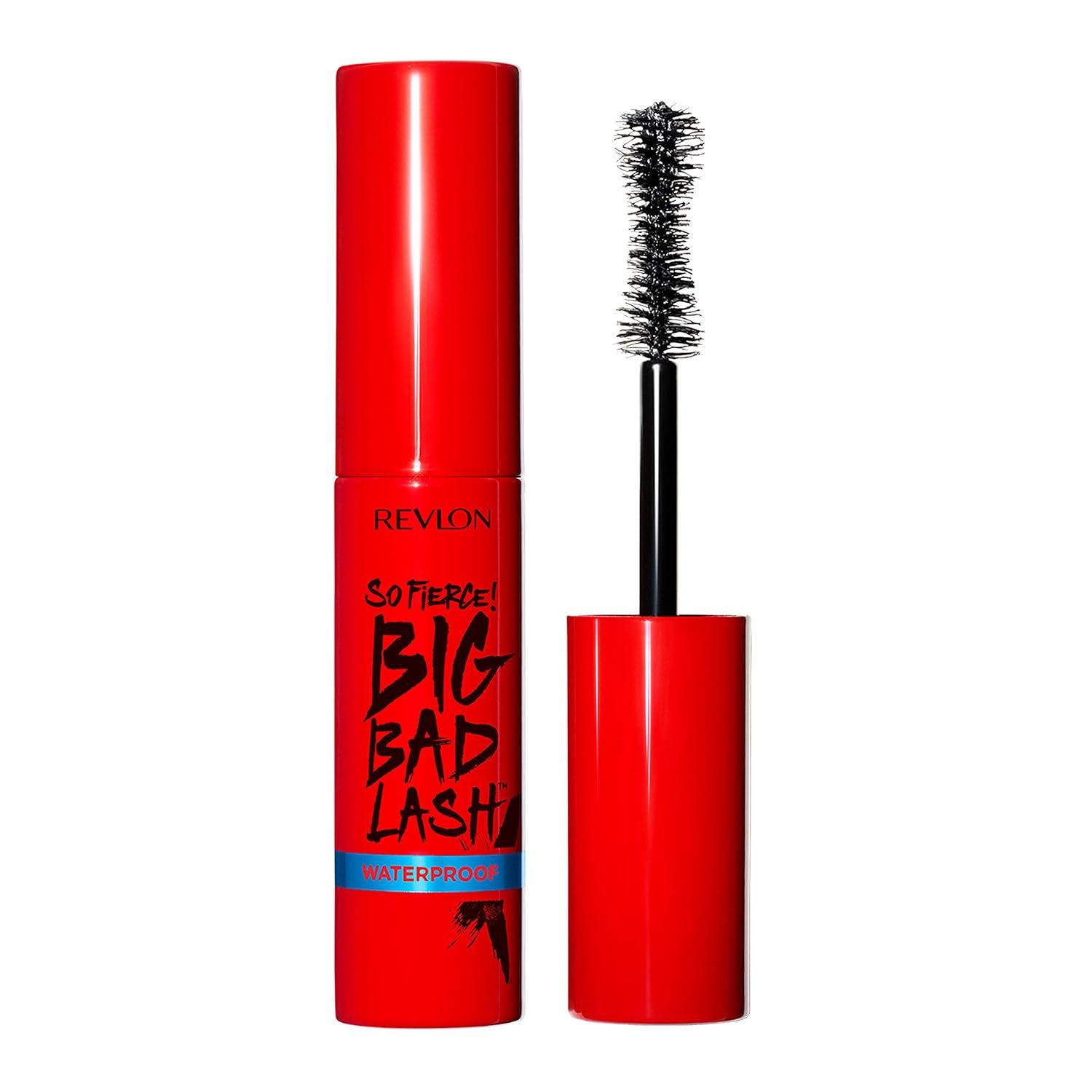 imageRevlon Mascara So Fierce Big Bad Lash Eye Makeup Volumizing Lasts up to 24 Hours No Clump SmudgeProof FlakeFree 760 Blackest Black 034 fl ozBlackest Black Waterproof