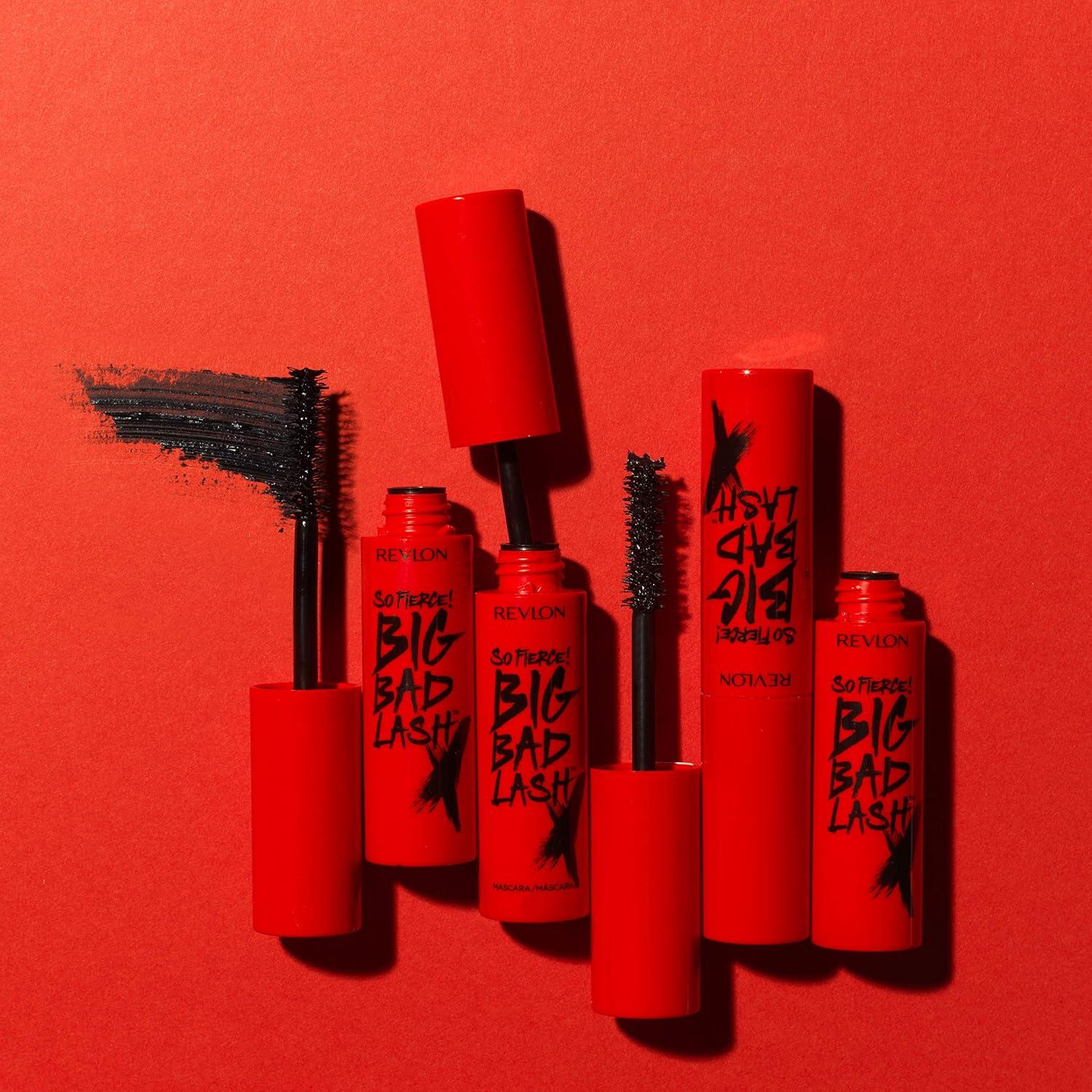 imageRevlon Mascara So Fierce Big Bad Lash Eye Makeup Volumizing Lasts up to 24 Hours No Clump SmudgeProof FlakeFree 760 Blackest Black 034 fl ozBlackest Black Waterproof