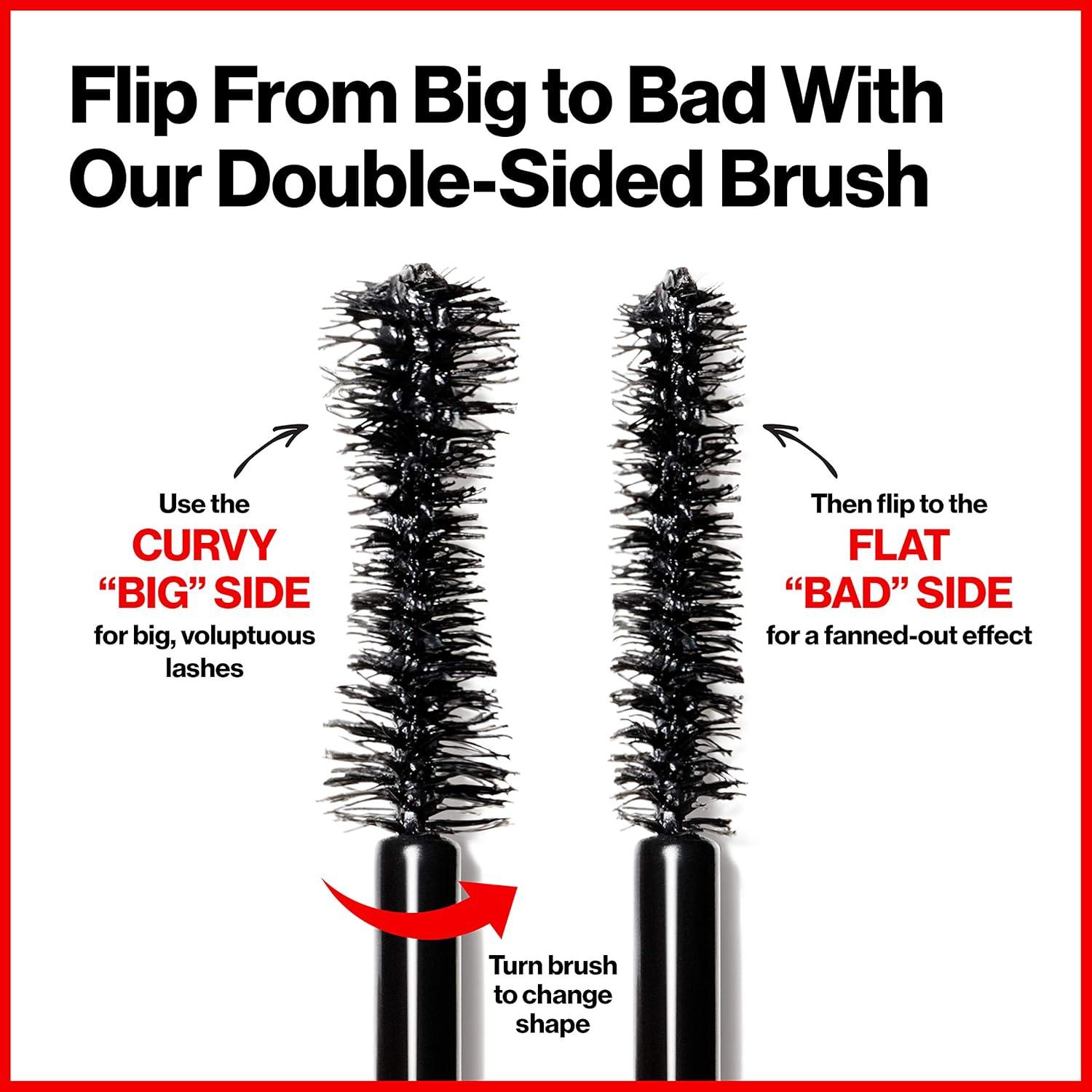 imageRevlon Mascara So Fierce Big Bad Lash Eye Makeup Volumizing Lasts up to 24 Hours No Clump SmudgeProof FlakeFree 760 Blackest Black 034 fl ozBlackest Black