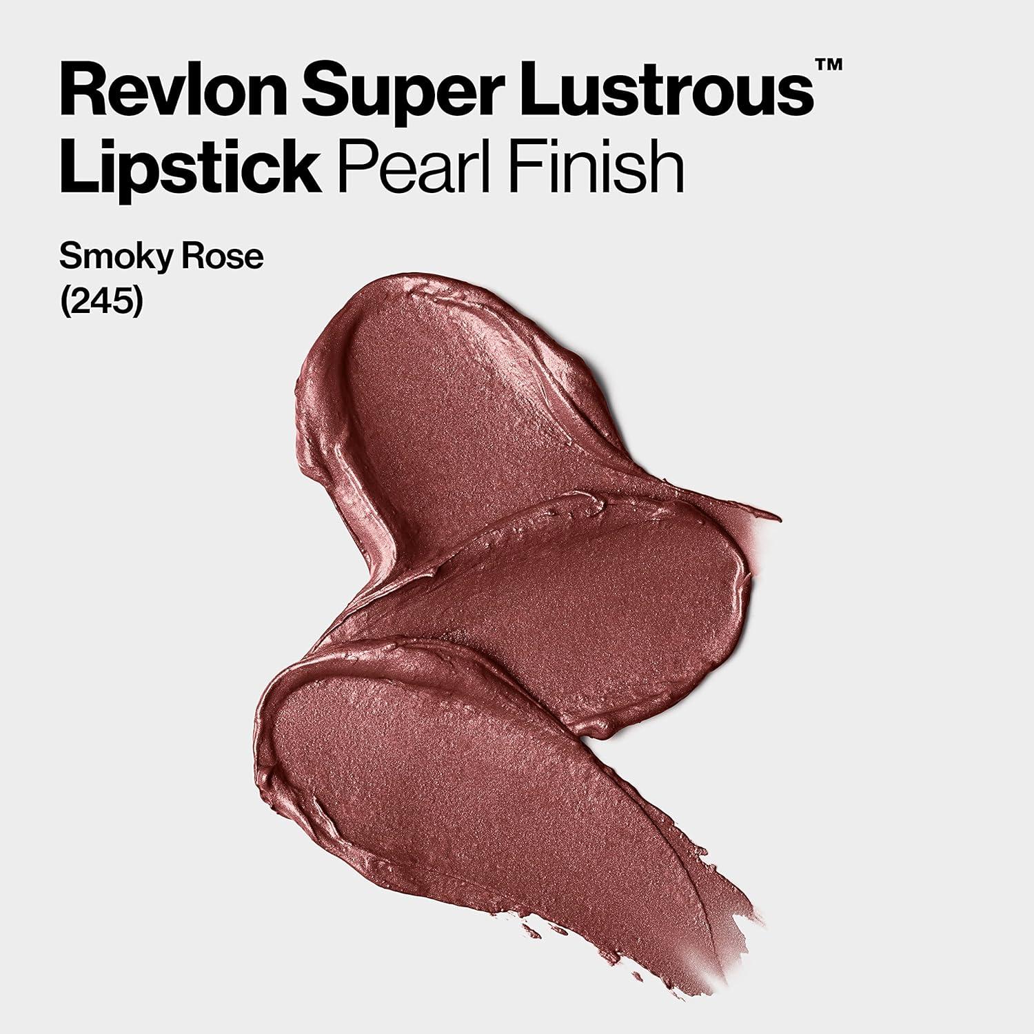 imageRevlon Super Lustrous Lipstick Creamy Formula For Soft FullerLooking Lips Moisturized Feel 315 Iced Mocha 015 ozSmoky Rose