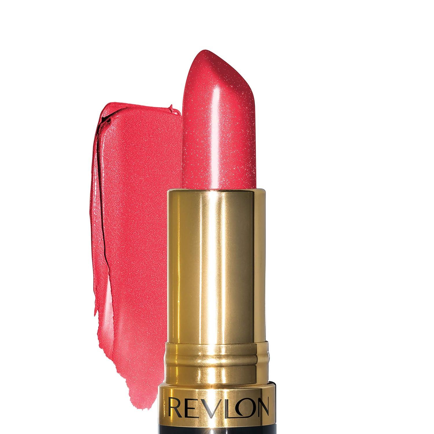 imageRevlon Super Lustrous Lipstick Creamy Formula For Soft FullerLooking Lips Moisturized Feel 315 Iced Mocha 015 ozSoftsilver Red