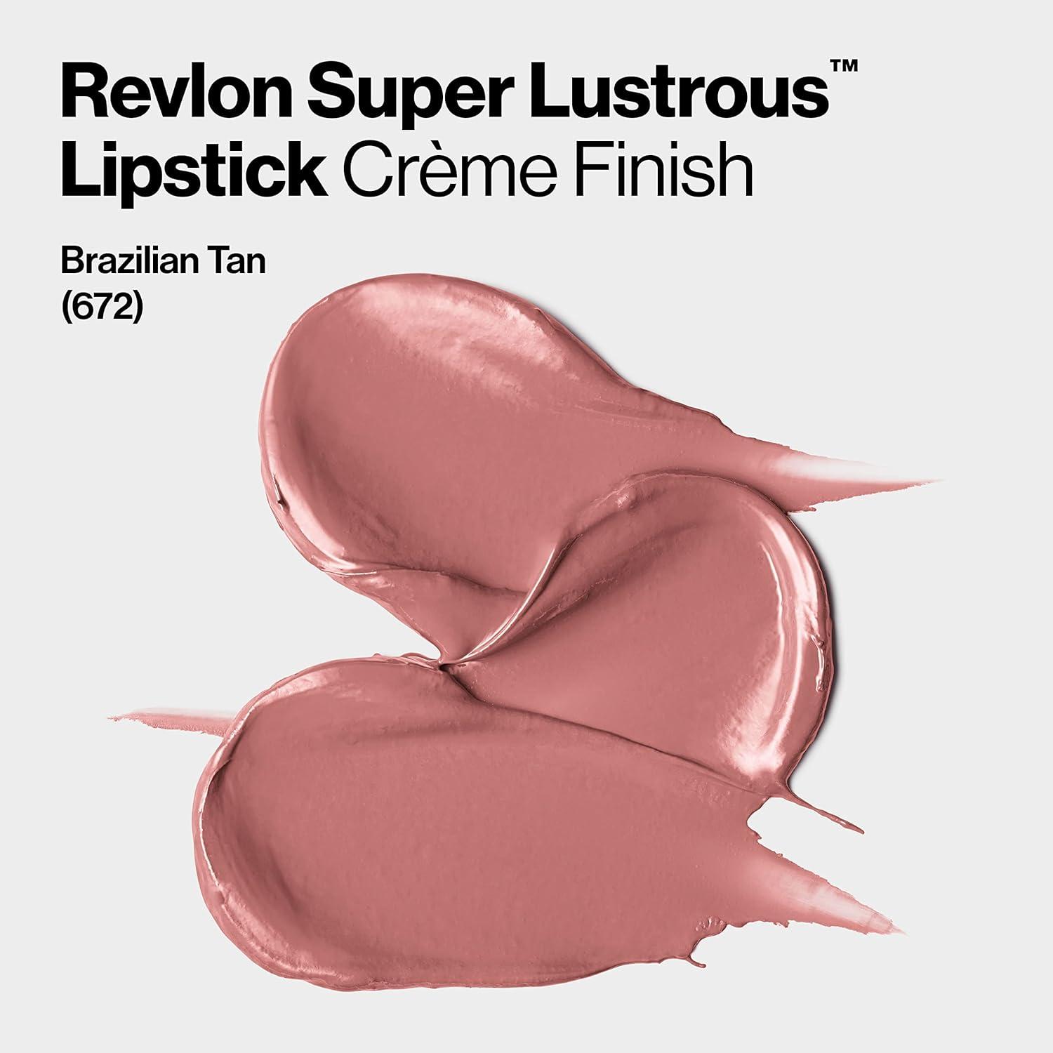 imageRevlon Super Lustrous Lipstick Creamy Formula For Soft FullerLooking Lips Moisturized Feel 778 Pink Promise 015 oz001 Nude Attitude