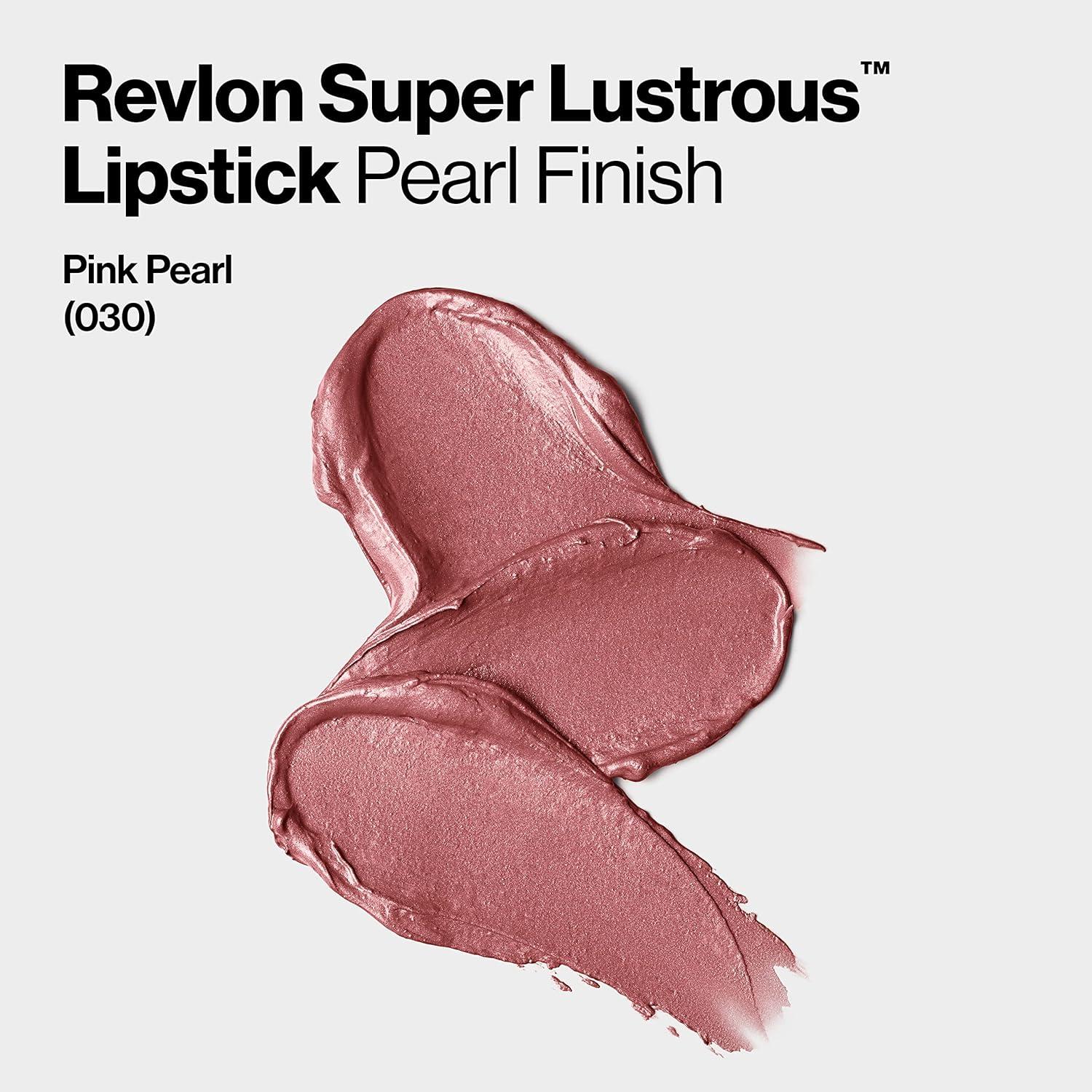 imageRevlon Super Lustrous Lipstick Creamy Formula For Soft FullerLooking Lips Moisturized Feel 778 Pink Promise 015 oz030 Pink Pearl