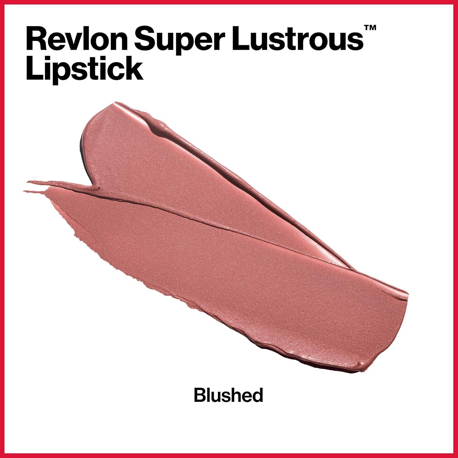 imageRevlon Super Lustrous Lipstick Creamy Formula For Soft FullerLooking Lips Moisturized Feel 778 Pink Promise 015 oz420 Blushed