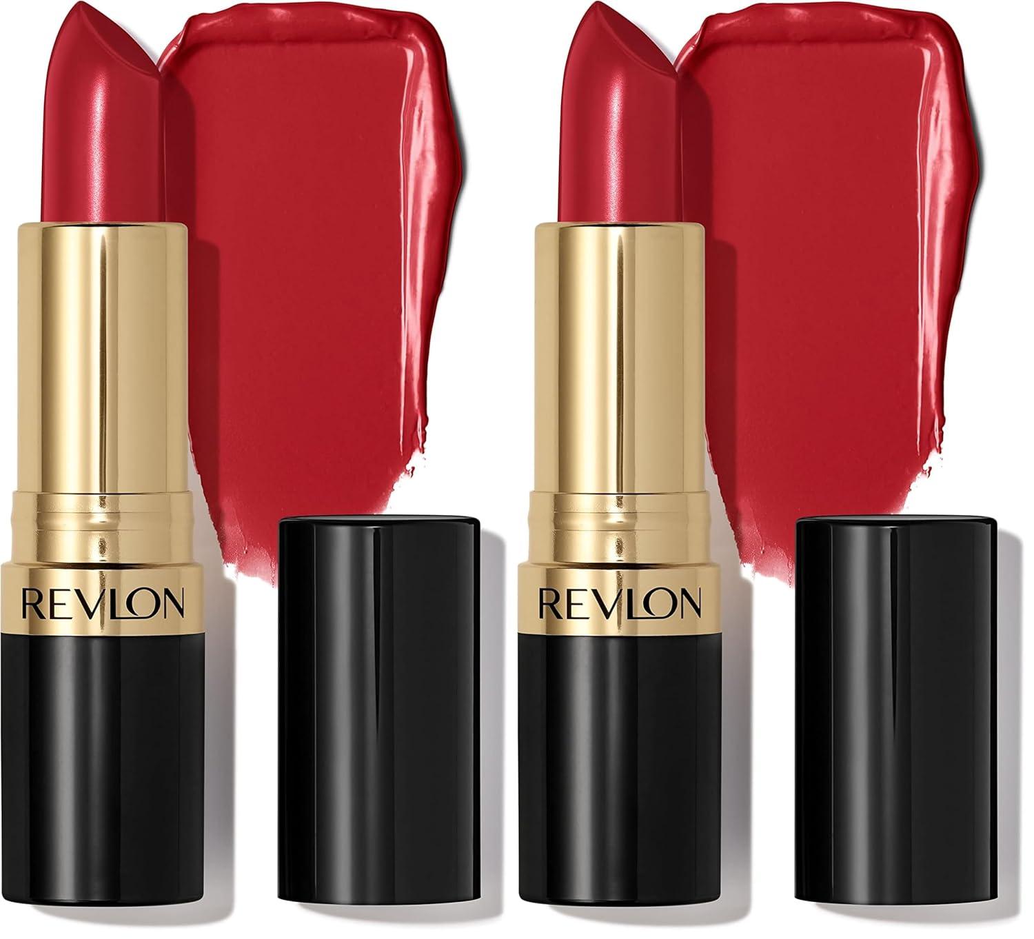 imageRevlon Super Lustrous Lipstick Creamy Formula For Soft FullerLooking Lips Moisturized Feel 778 Pink Promise 015 oz525 Wine with Everything