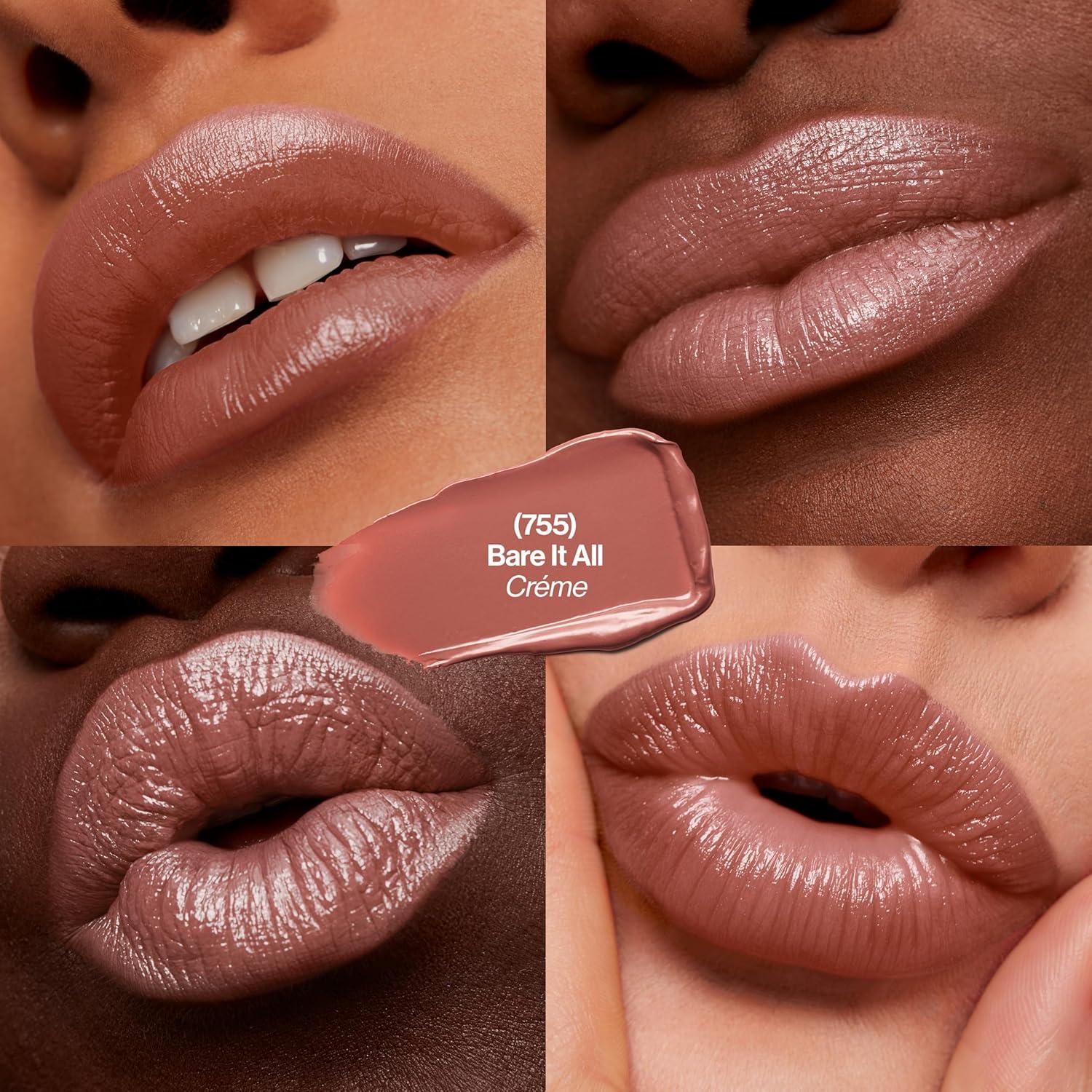 imageRevlon Super Lustrous Lipstick Creamy Formula For Soft FullerLooking Lips Moisturized Feel 778 Pink Promise 015 oz755 Bare It All