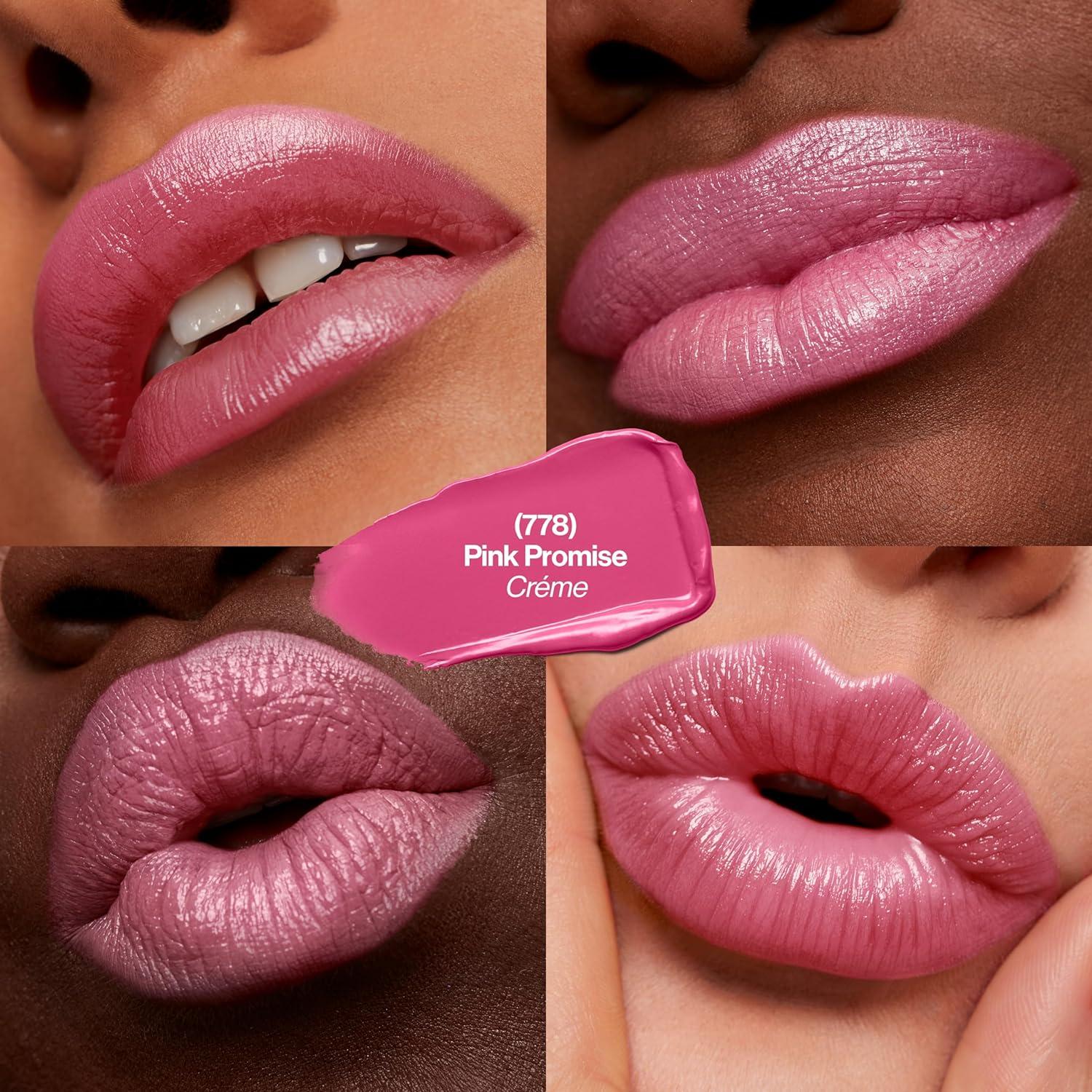 imageRevlon Super Lustrous Lipstick Creamy Formula For Soft FullerLooking Lips Moisturized Feel 778 Pink Promise 015 oz778 Pink Promise