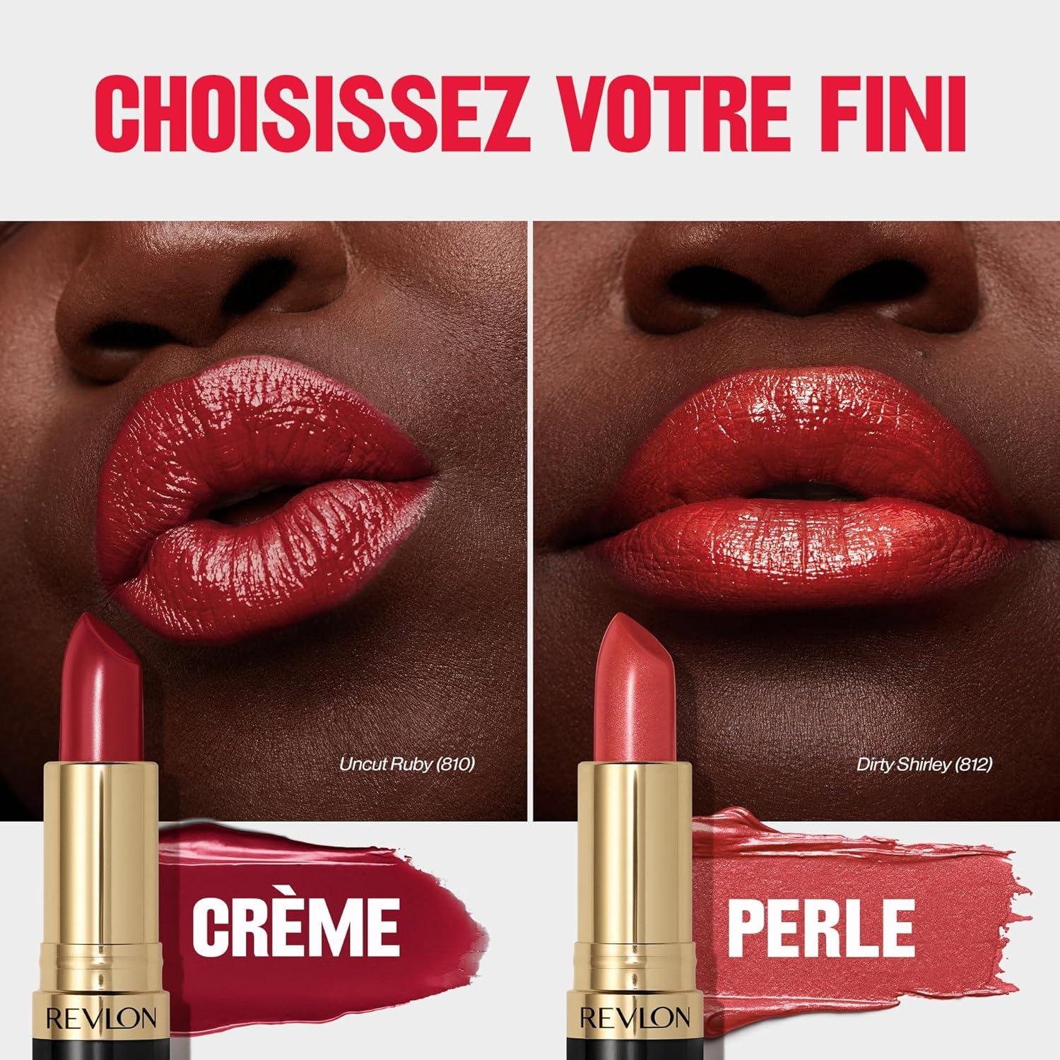 imageRevlon Super Lustrous Lipstick Creamy Formula For Soft FullerLooking Lips Moisturized Feel 778 Pink Promise 015 ozFire Ice